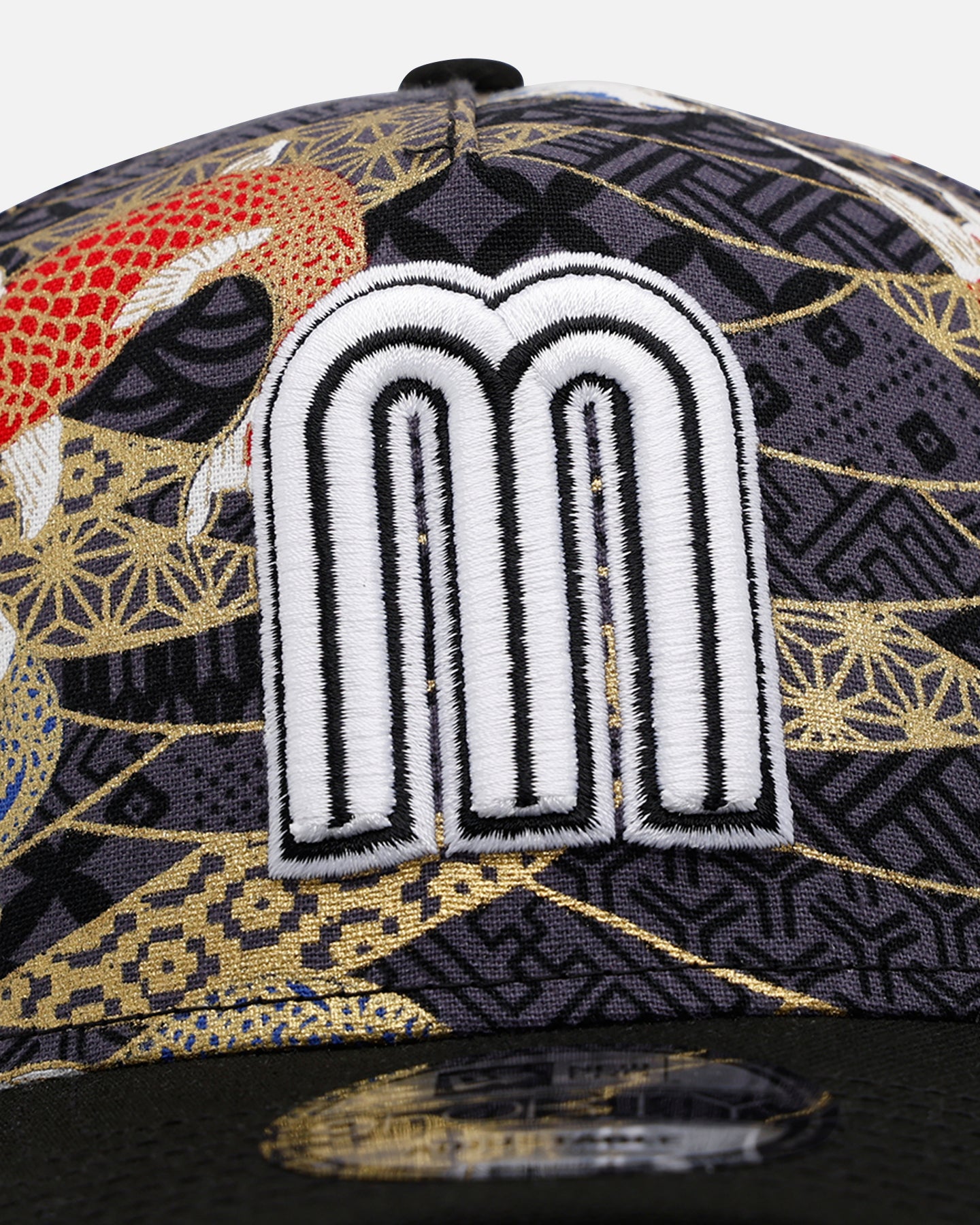 New Era Mexico National Baseball Team 'Koi' 9FORTY A-Frame Snapback Black/Multi-Colored、mySite、zt4zffjzw