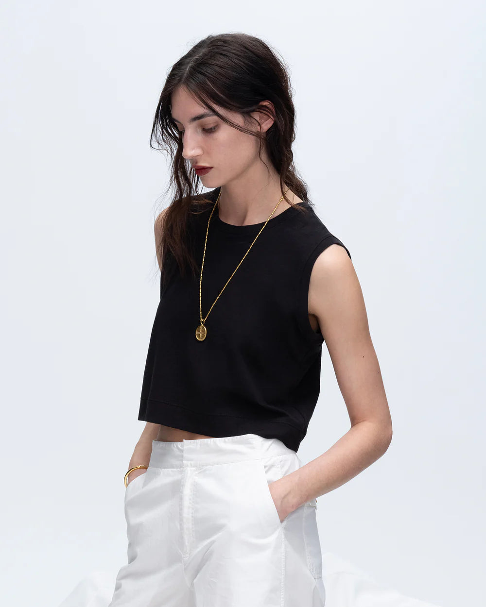 ATM Cropped Muscle Tee、mySite、noshort