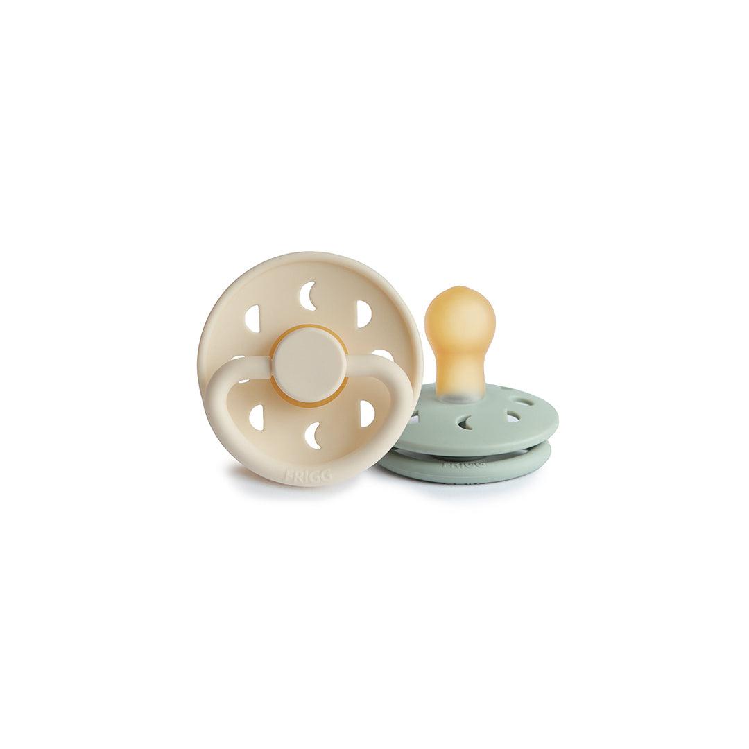  FRIGG Moon Phase Latex Pacifier - 2 Pack - Cream - Sage、mySite、merchandisen
