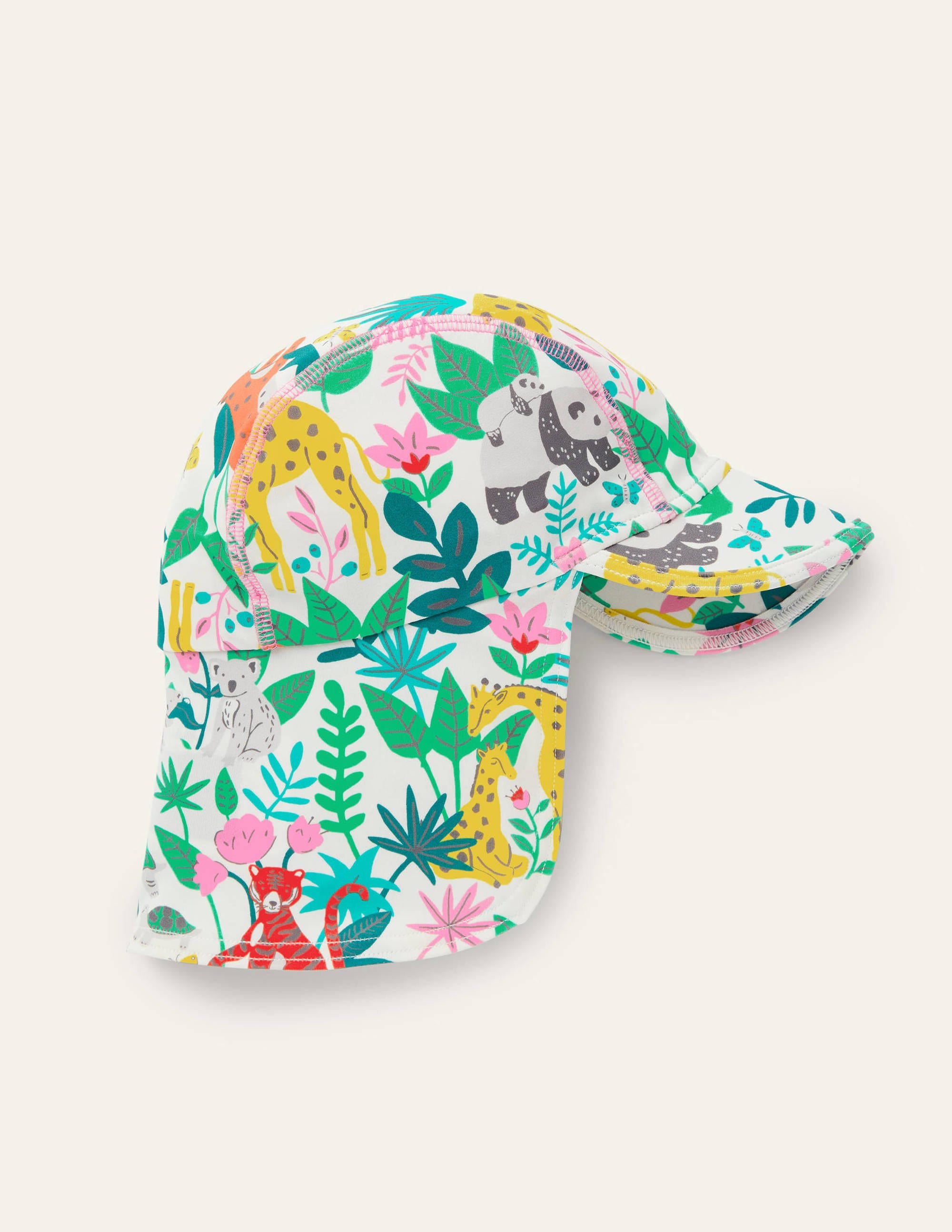  Sun-safe Swim Hat-Multi Jungle、mySite、ashleygrahame