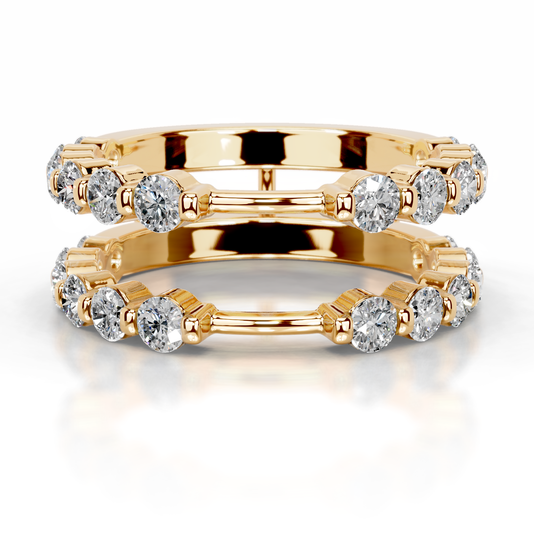 Ashley Lab Grown Diamond Wedding Ring (1.25 Carat) -18K Yellow Gold、mySite、hinf8tx79