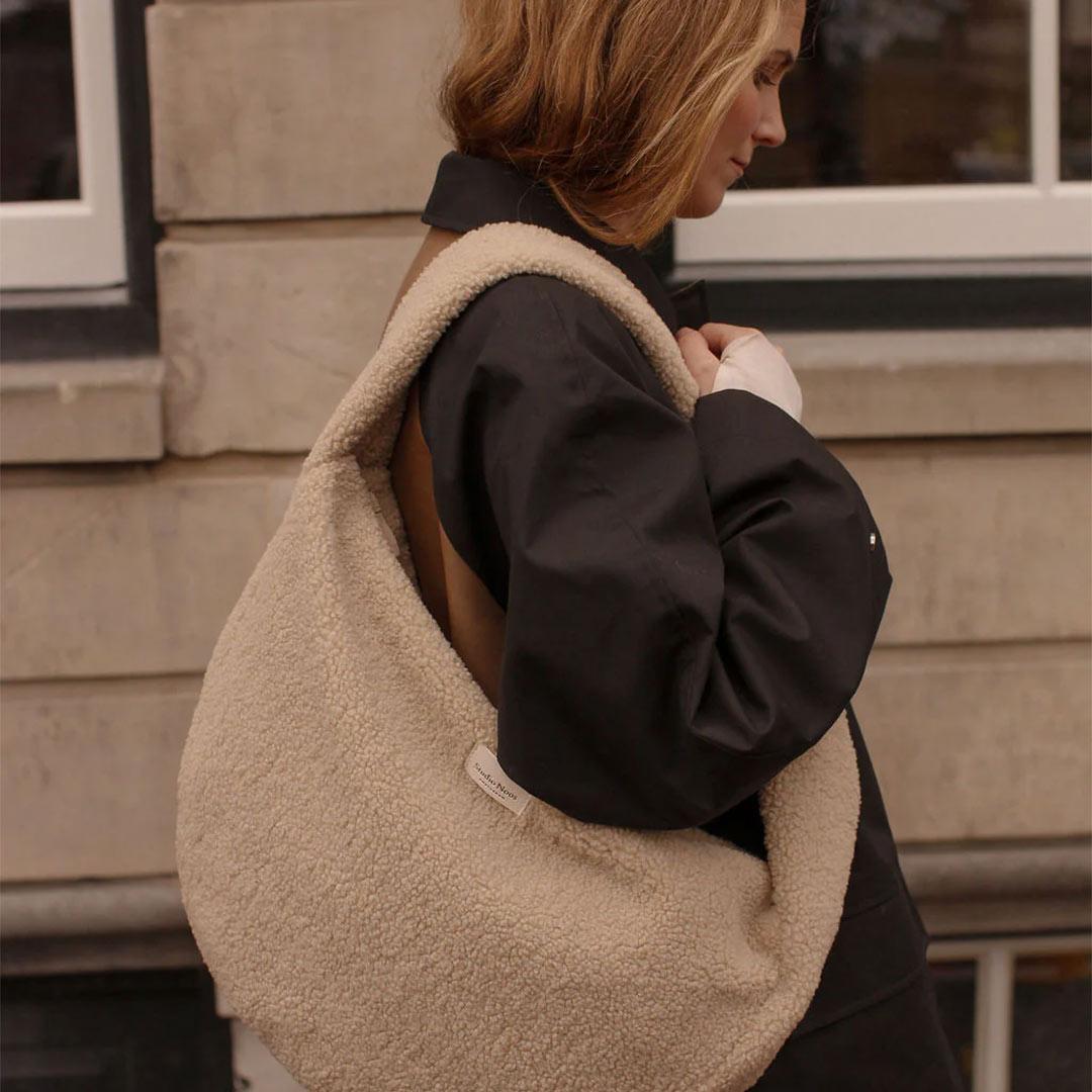  Studio Noos Ecru Teddy Cross Body Bag - Ecru、mySite、merchandisen