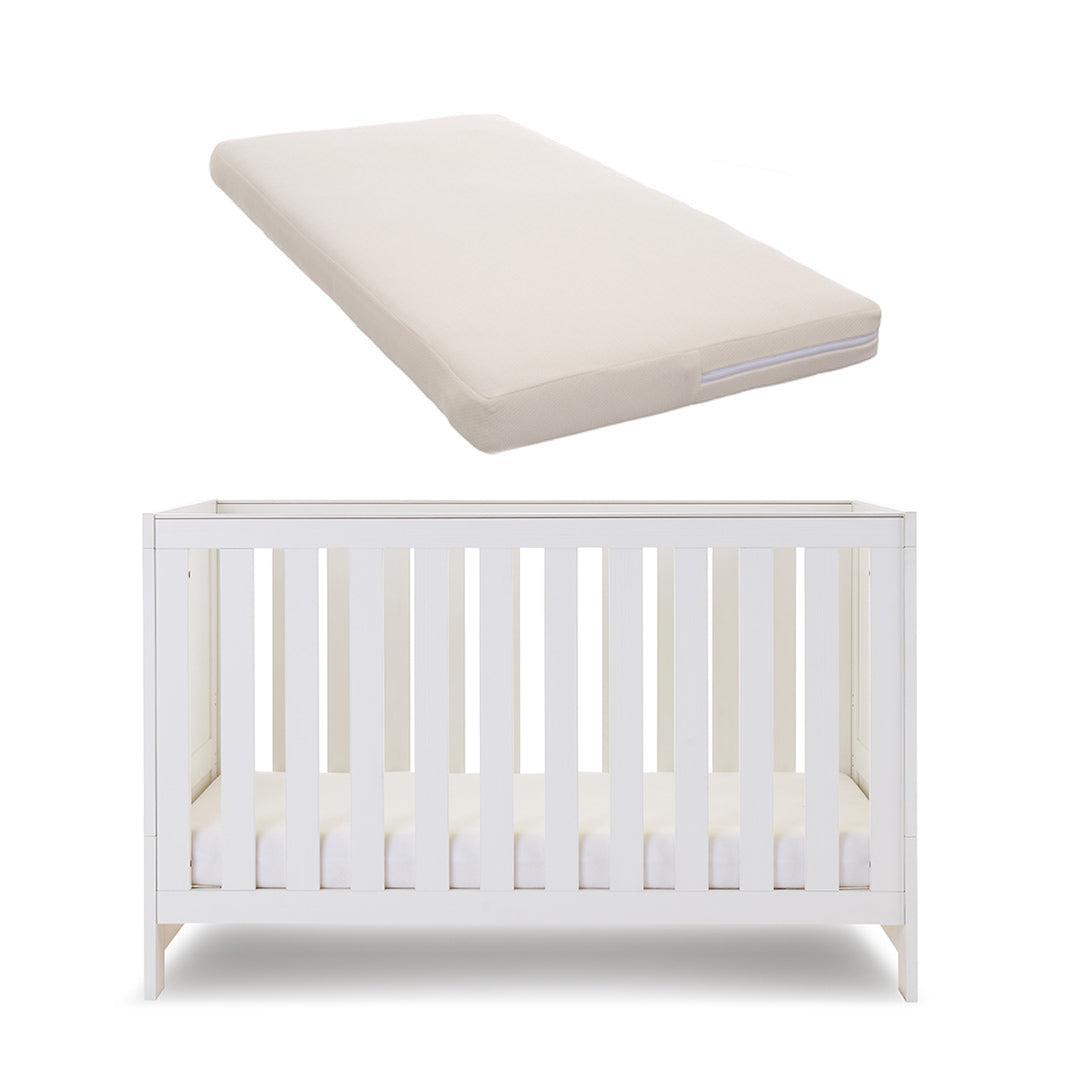  Obaby Nika Cot Bed - White Wash、mySite、merchandisen