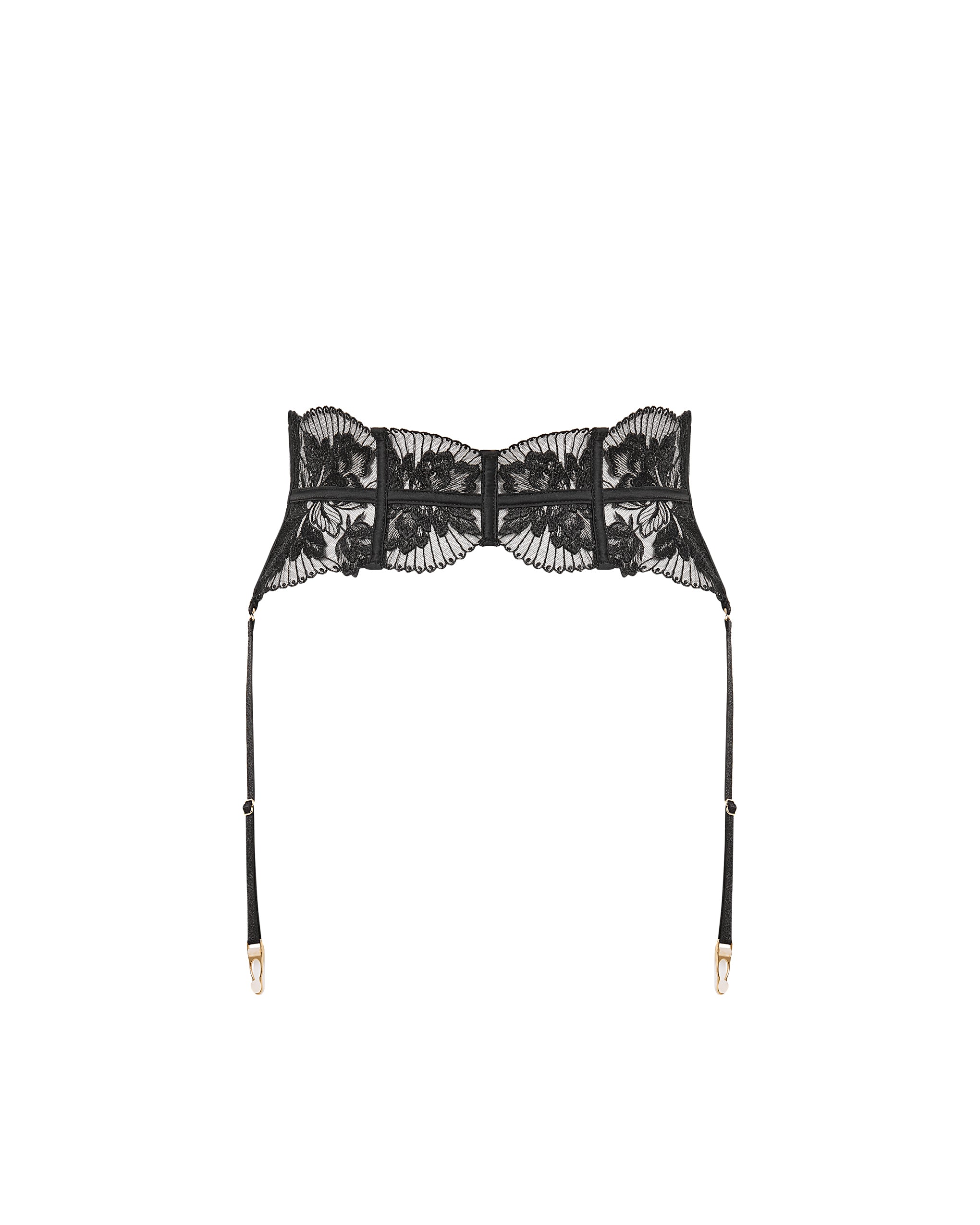 Gabriella Waspie Suspender (with detachable suspenders) Black、mySite、bengalsvssteelers