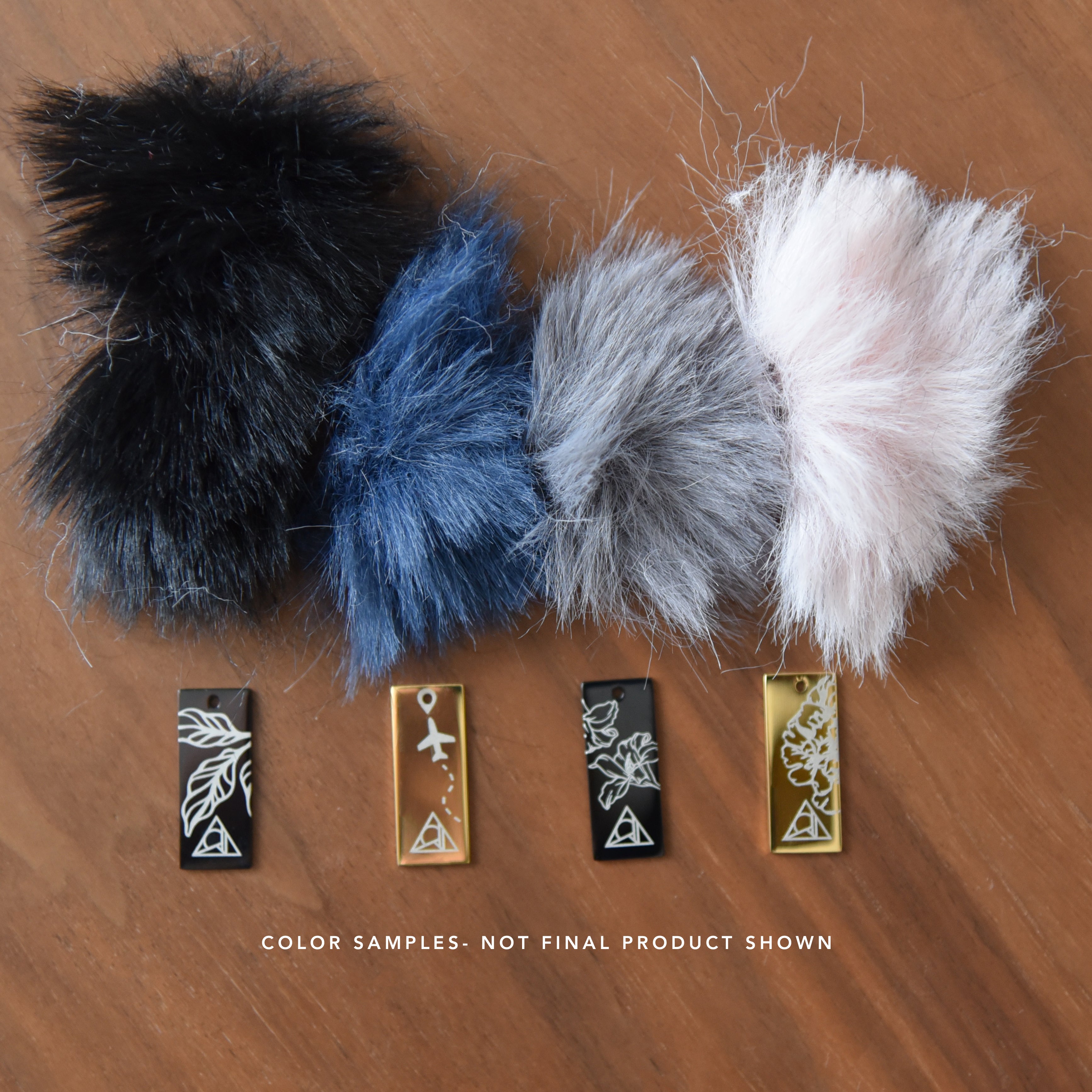 Keychain with Fuzzy Bracelet、mySite、garagedoors4me