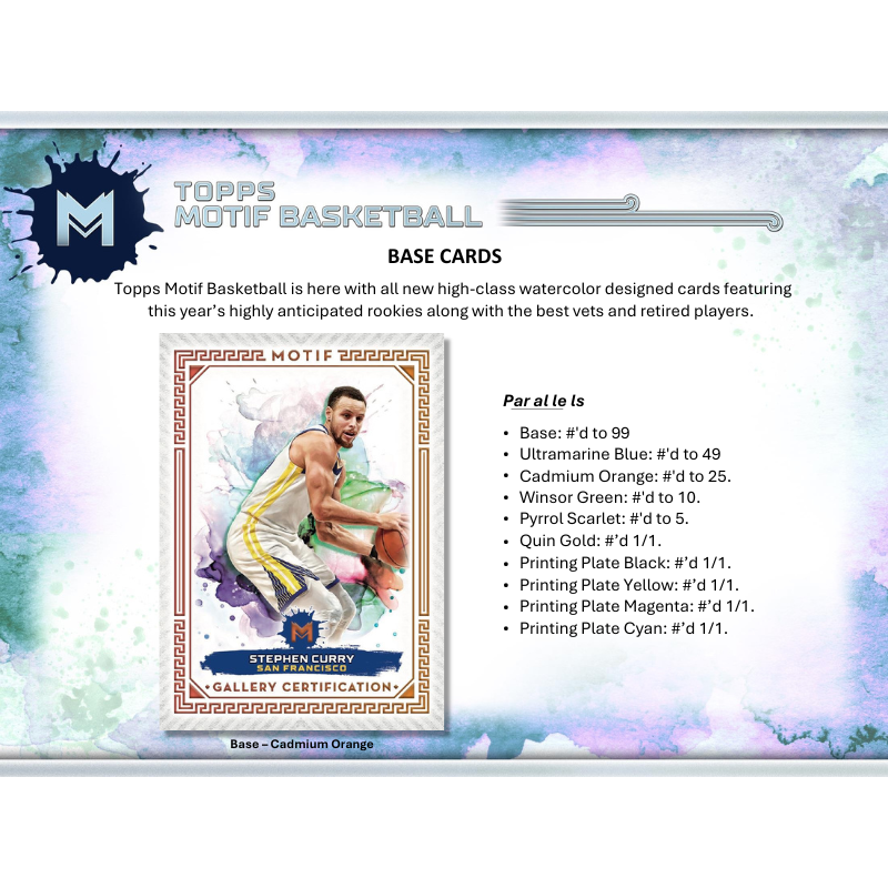 2023/24 Topps Motif Basketball Hobby Box、mySite、waistdrama