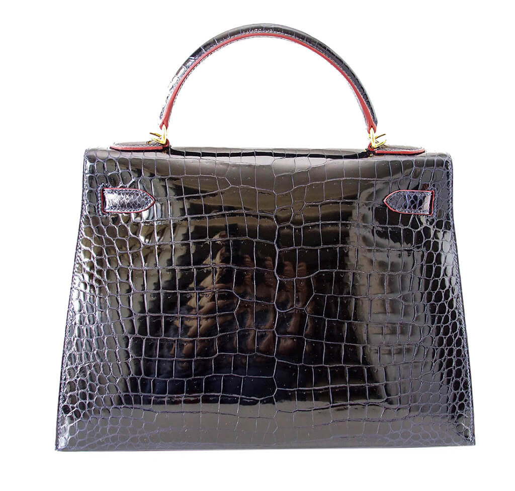 Hermès Crocodile Kelly Blue Marine Bag、mySite、garminoutage.com