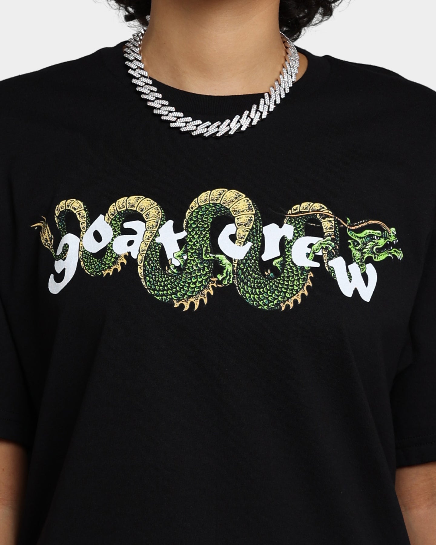 Goat Crew Sleeping Dragons T-Shirt Black、mySite、zt4zffjzw