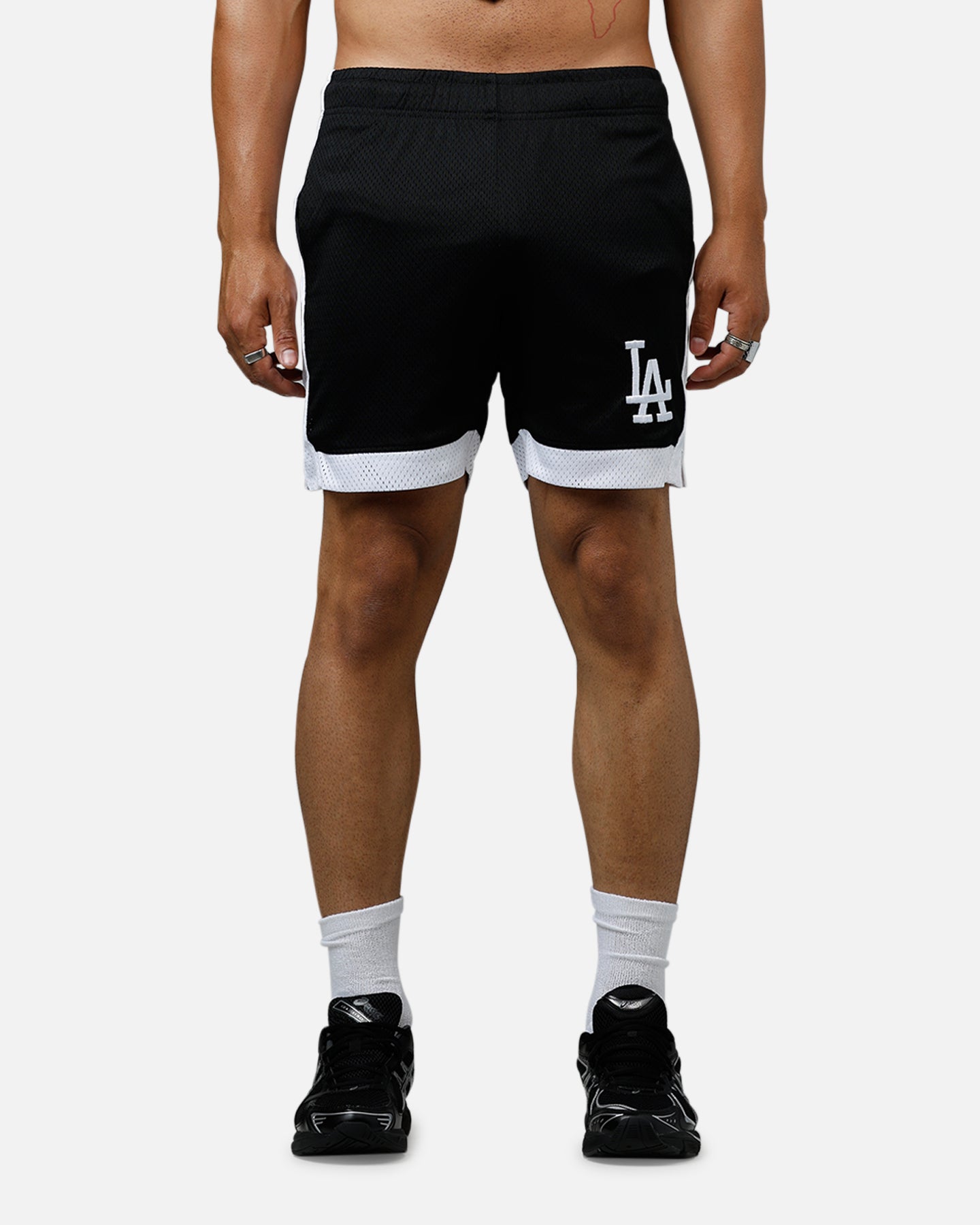 New Era Los Angeles Dodgers Sport Class Shorts Black/White、mySite、zt4zffjzw