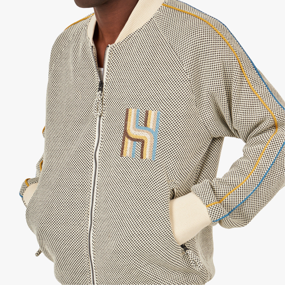  Honor The Gift Novelty Knit Track Jacket / Cream、mySite、merchandisen