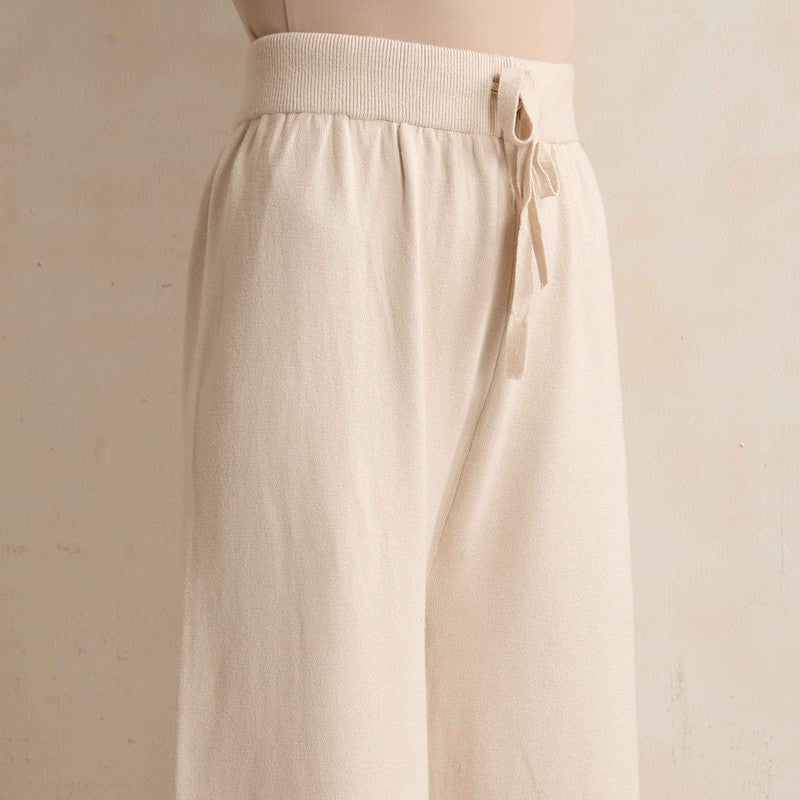 Woolen Solid Flared Pant For Women | Off White、mySite、camillekostekn