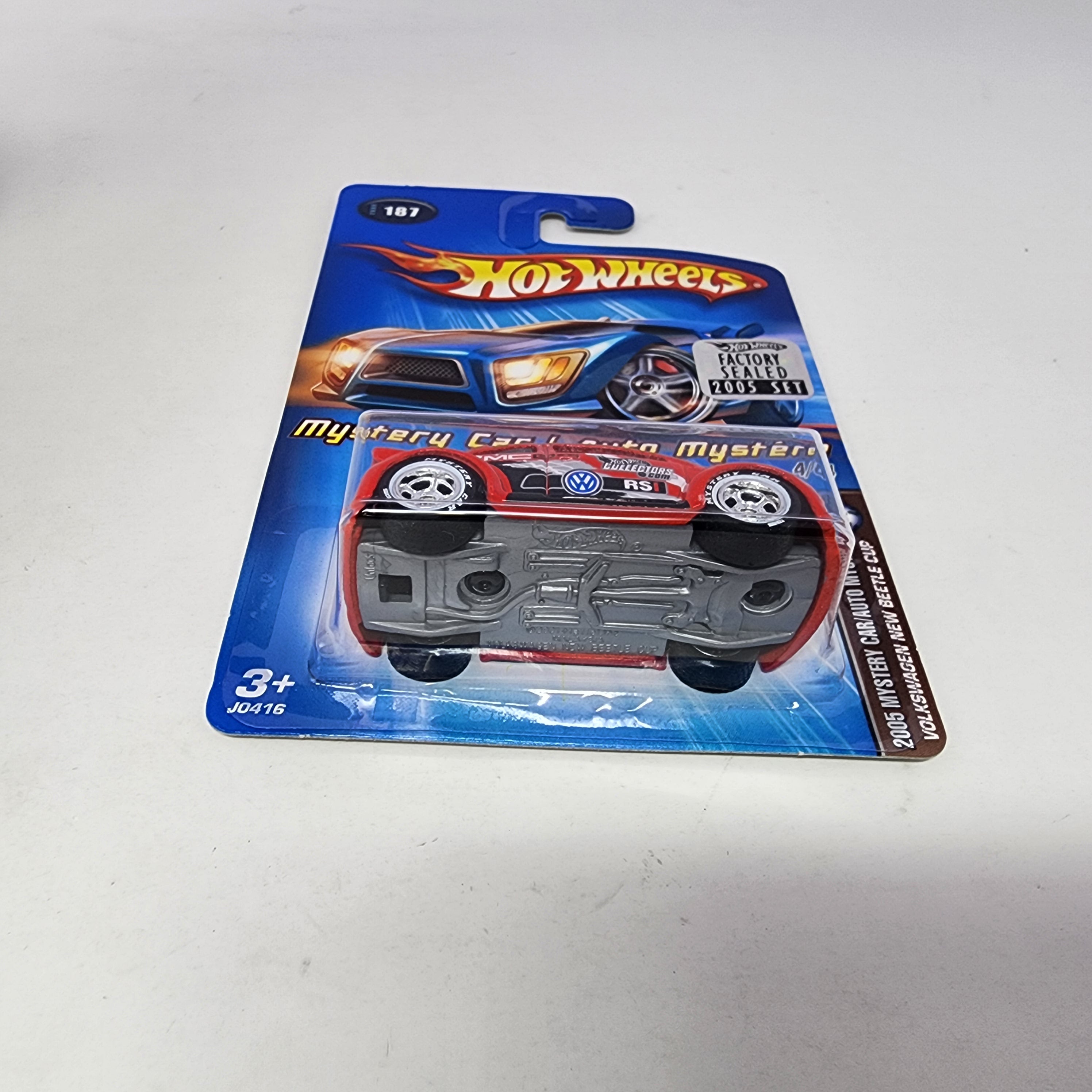 Volkswagen New Beetle Cup * Hot Wheels 2005 Mystery Car Factory Set Holo、mySite、hgirdovlk