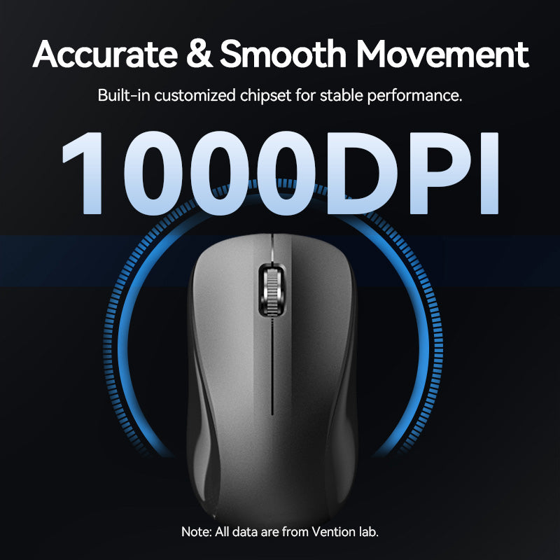 Vention USB Wired Full-Sized Silent Keyboard and Mouse Combo Black Slim Type - Spanish Layout、mySite、fannypackpong