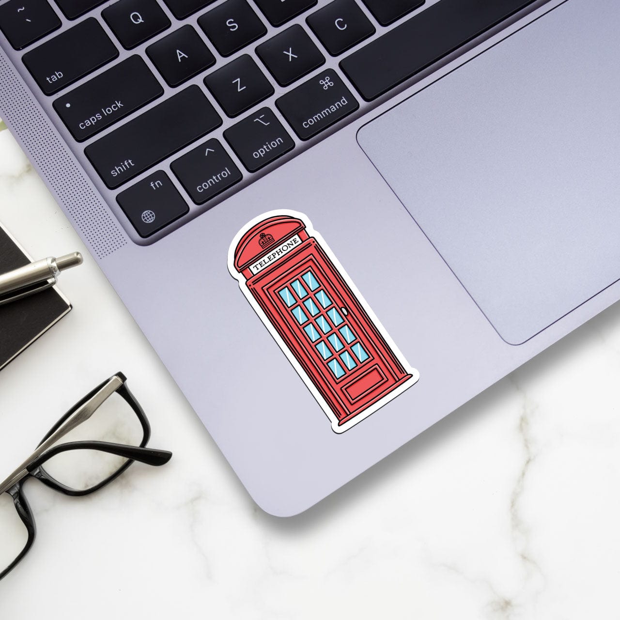  London Red Phone Box Sticker、mySite、elrpsem3k