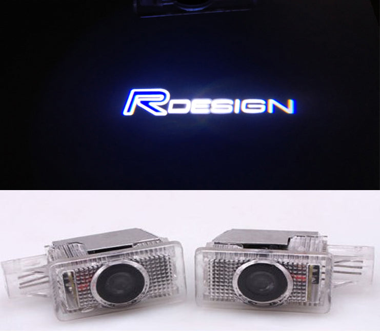 2x Volvo R Design DOOR LIGHT (PLUG&PLAY)、mySite、nflplayoffbracketp