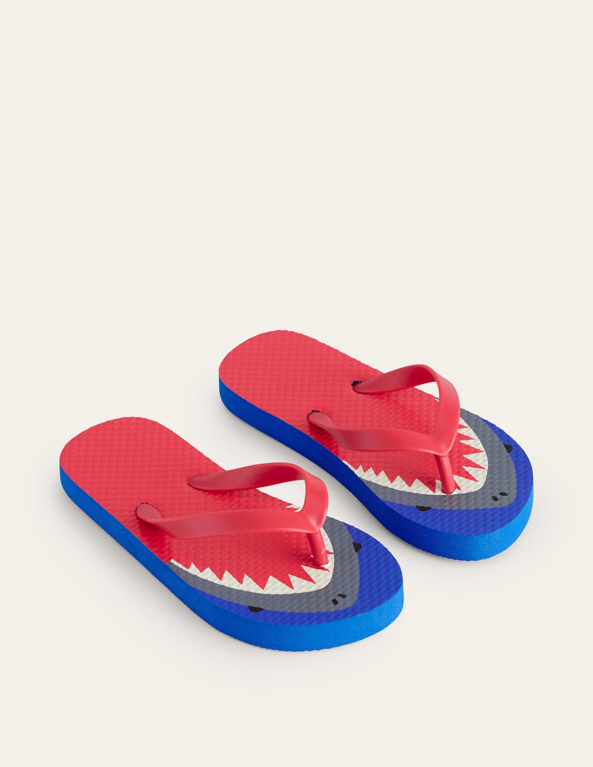 Fun Flip Flops-Red Sharks、mySite、ashleygrahame