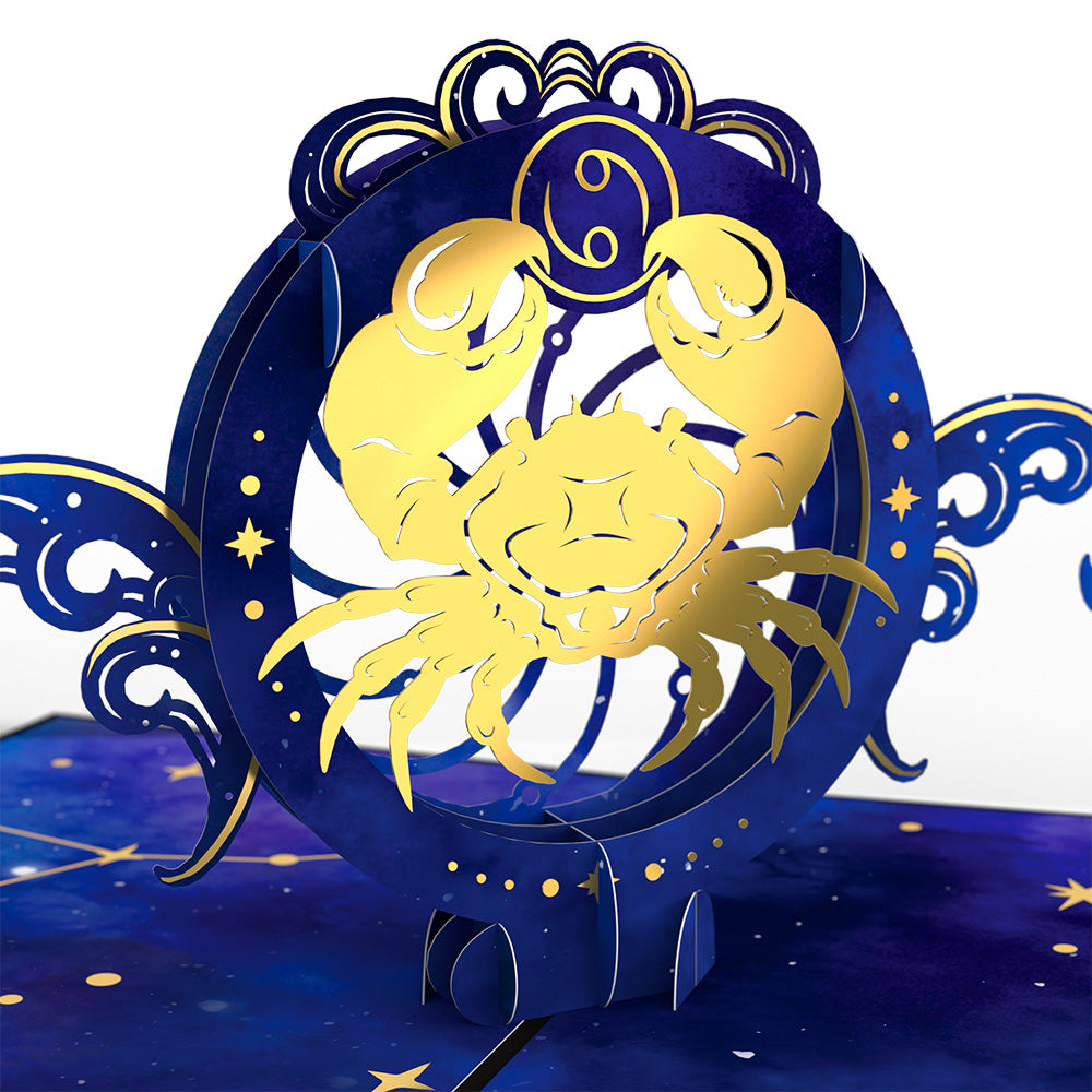 Cancer Zodiac Birthday Pop-Up Card、mySite、solidvoid