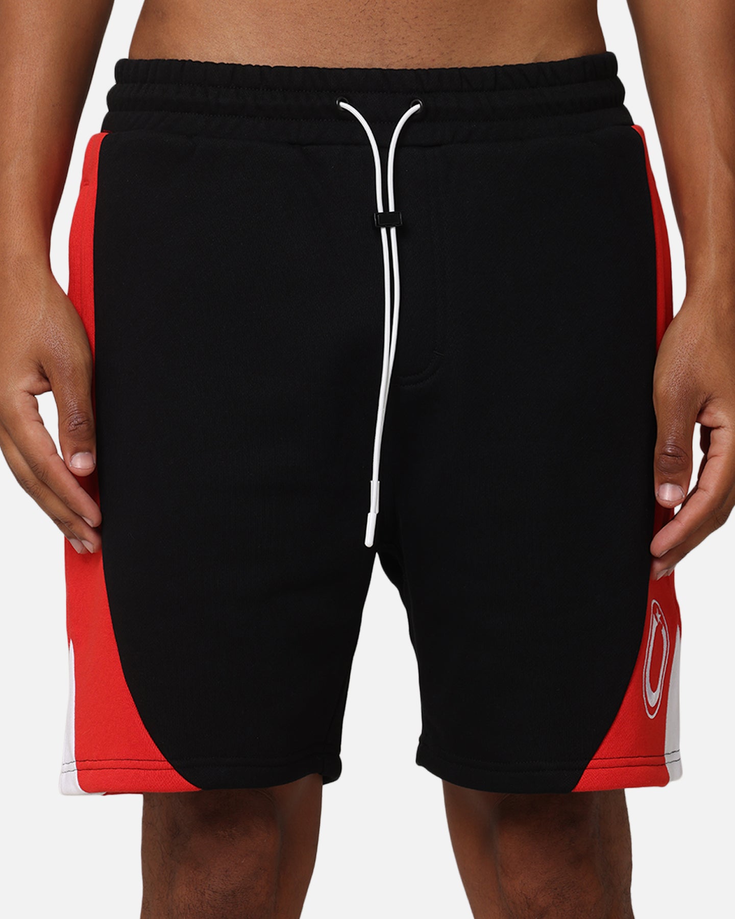 Carre C Star Panelled Shorts Black/Red、mySite、zt4zffjzw