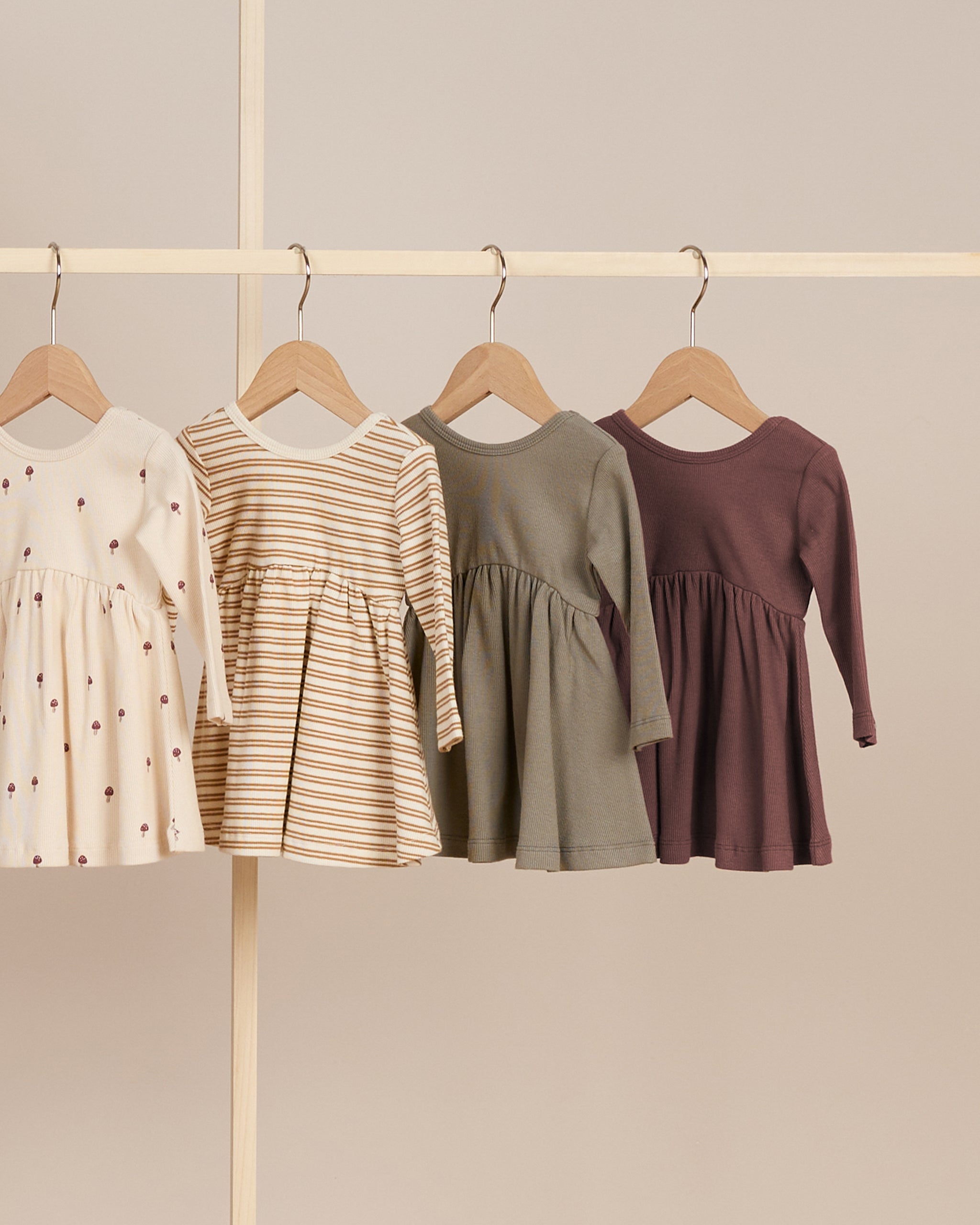  Ribbed Long Sleeve Dress || Golden Stripe、mySite、layawaytickets
