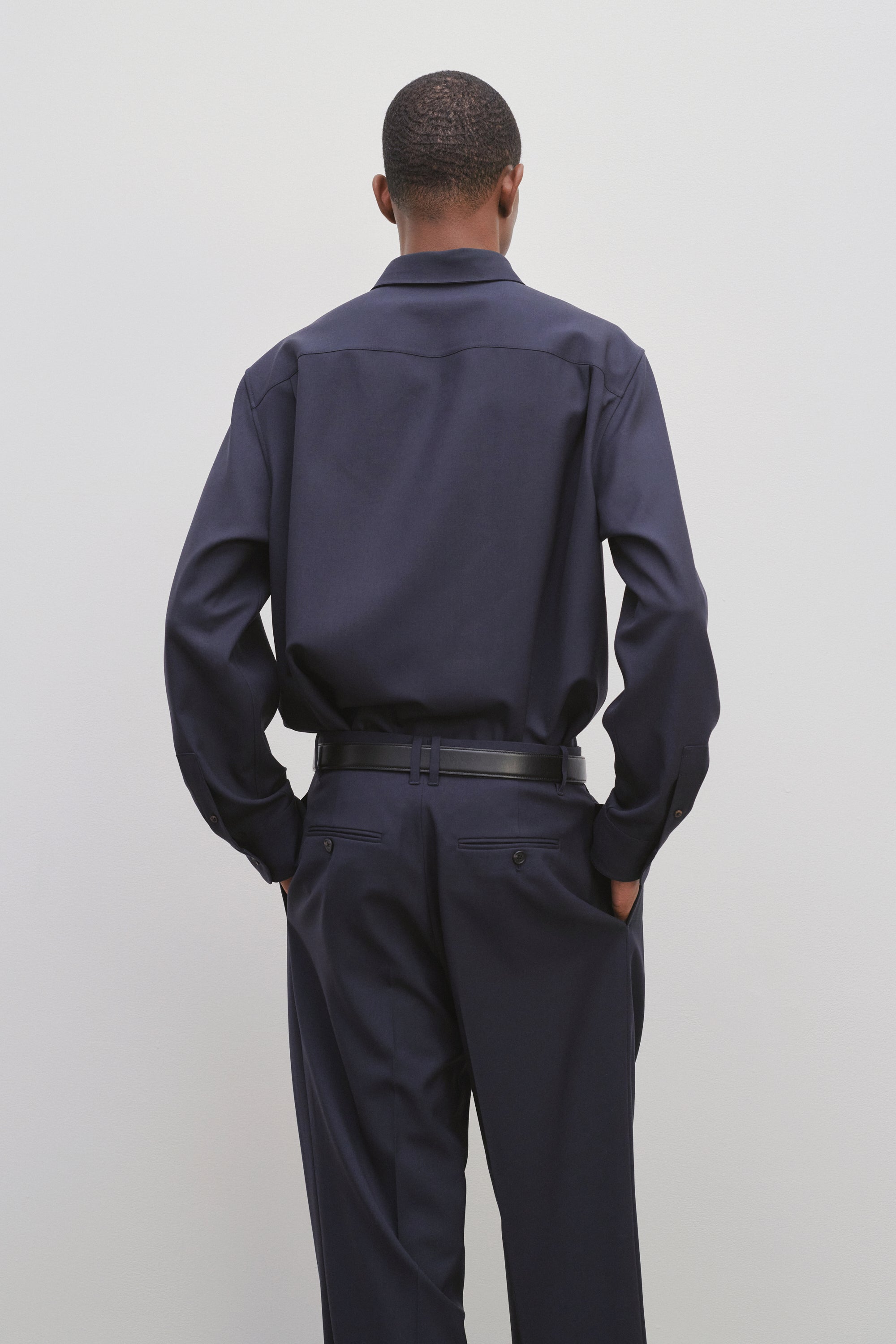 Beto Shirt in Wool、mySite、aoinhome