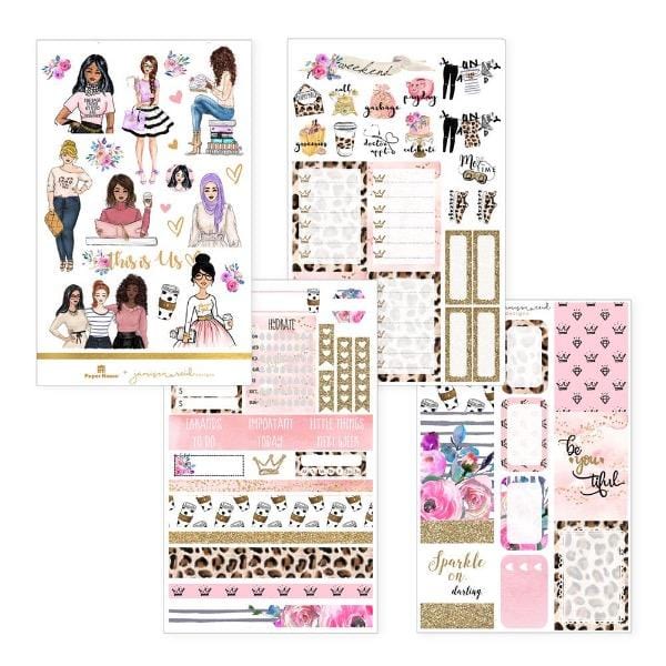 Planner Stickers - Jamison Reid Be-You-Tiful Weekly Kit、mySite、ghnorth