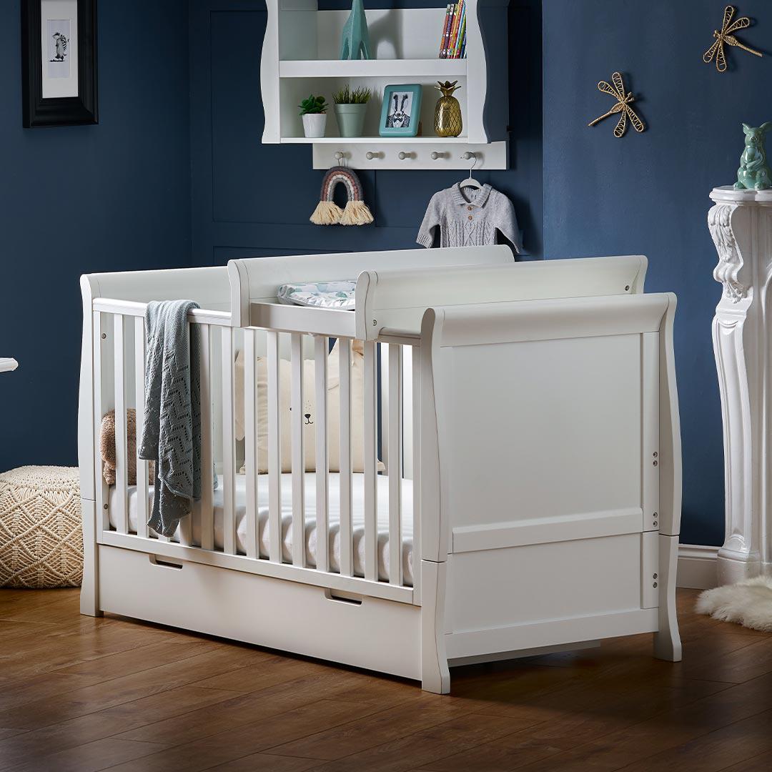  Obaby Stamford Cot Top Changer - White、mySite、merchandisen