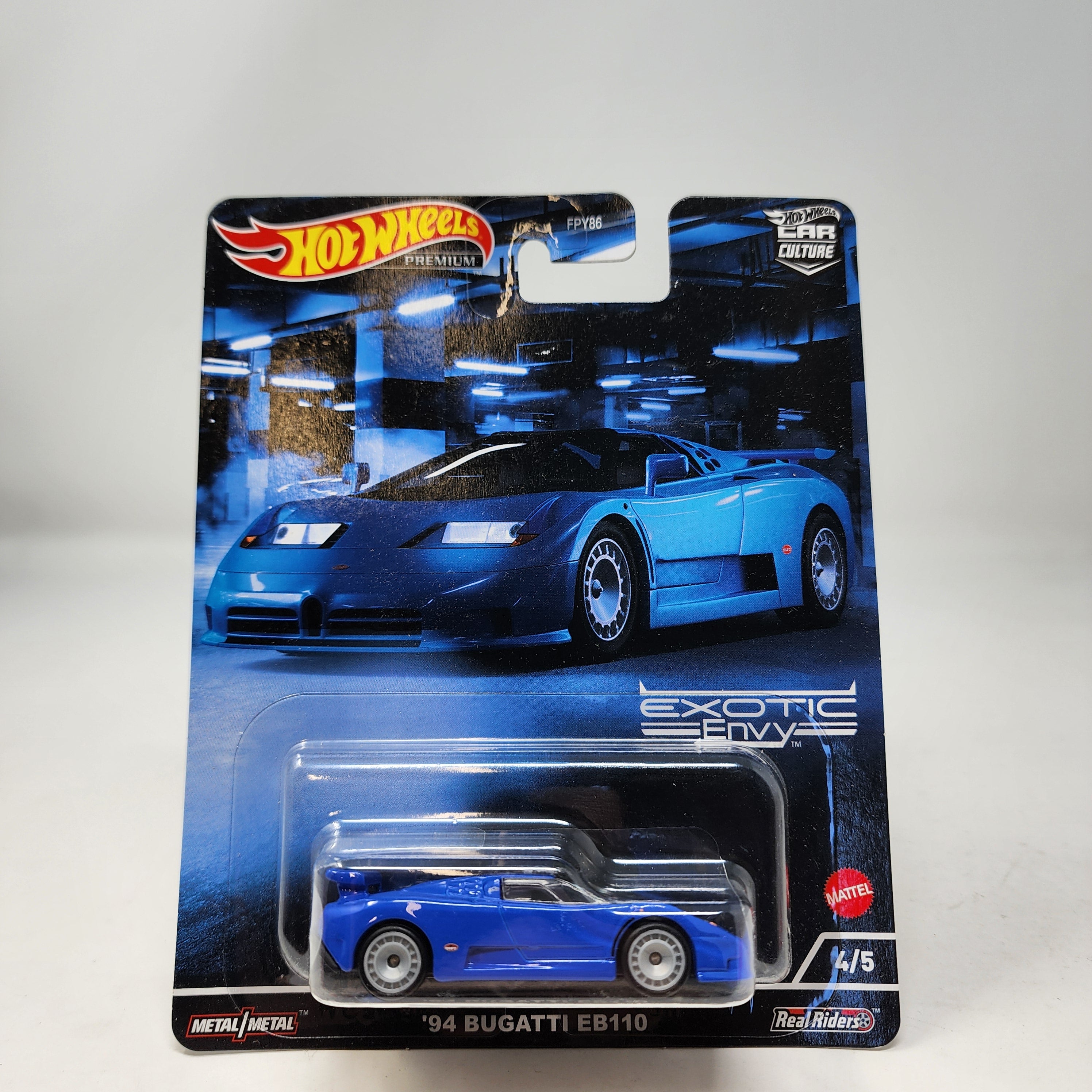 '94 Bugatti EB110 #4/5 * Blue * Hot Wheels Exotic Envy Car Culture、mySite、hgirdovlk