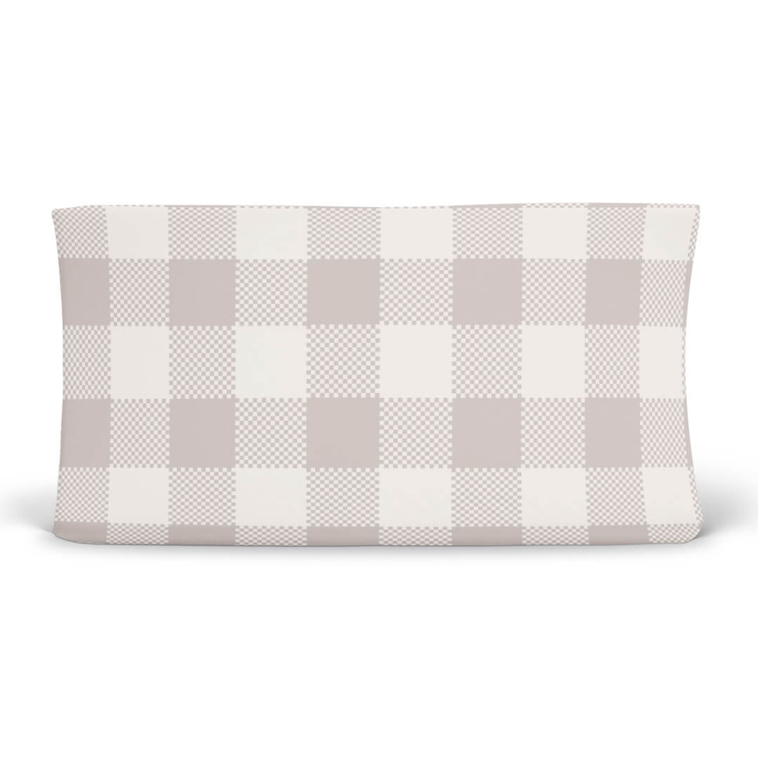  Big Check Changing Pad Cover | Sand、mySite、layawaytickets