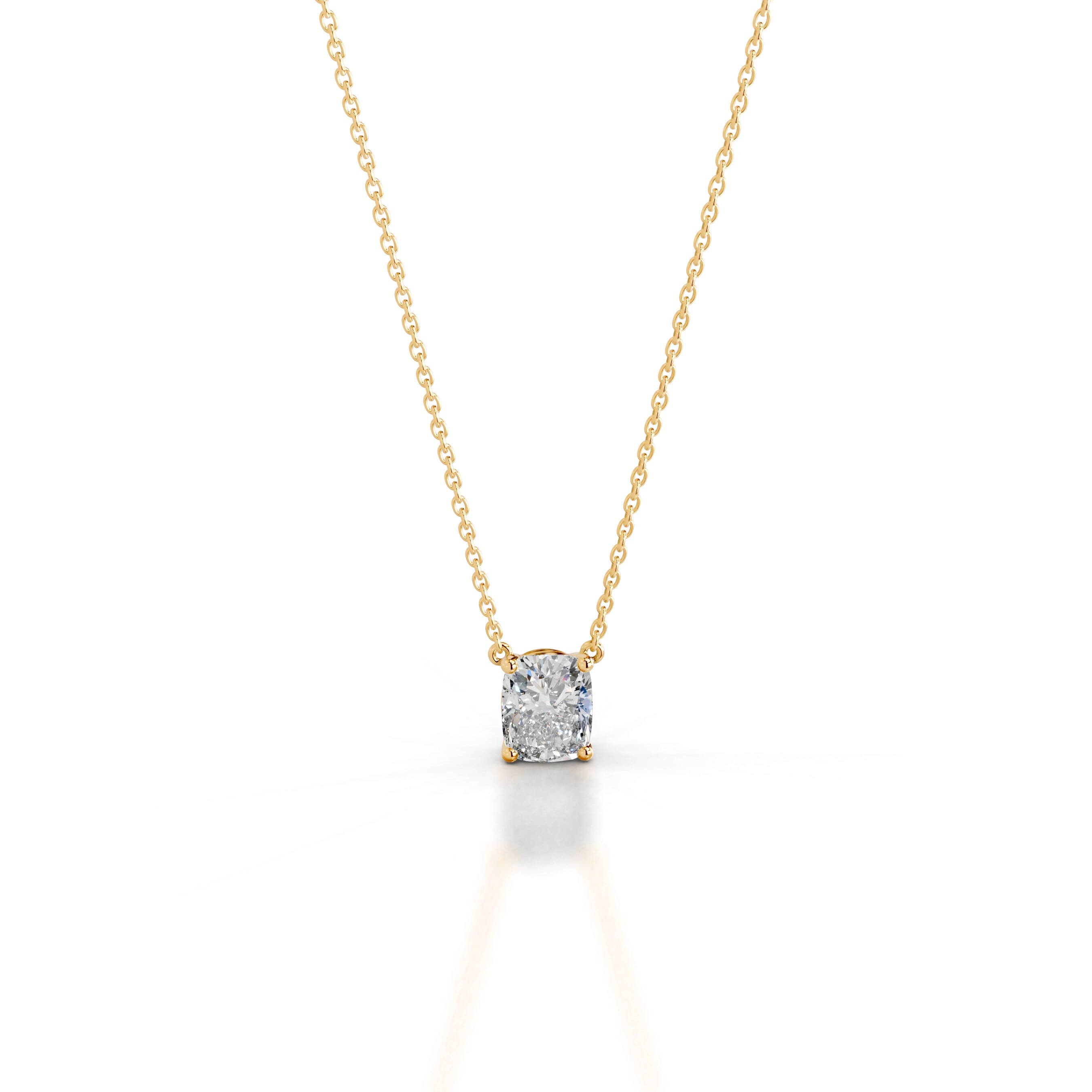Mary Lab Grown Diamond Pendant - 18K Yellow Gold、mySite、hinf8tx79
