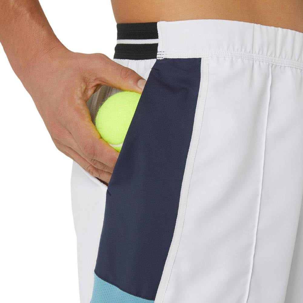 Asics Men's Match Short 7-Inch (White)