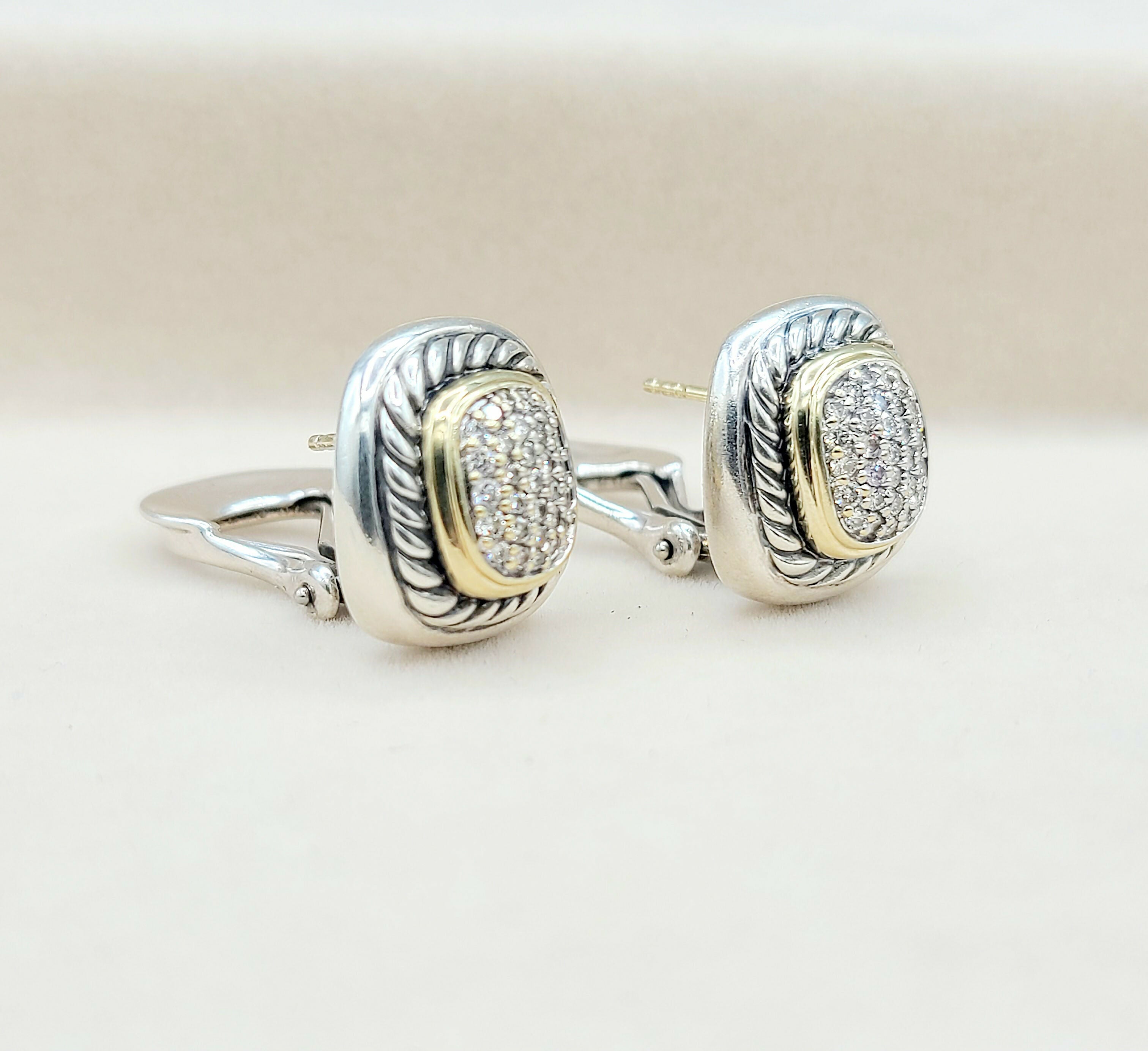 David聽Yurman聽Albion Diamond Earrings聽、mySite、hinf8tx79