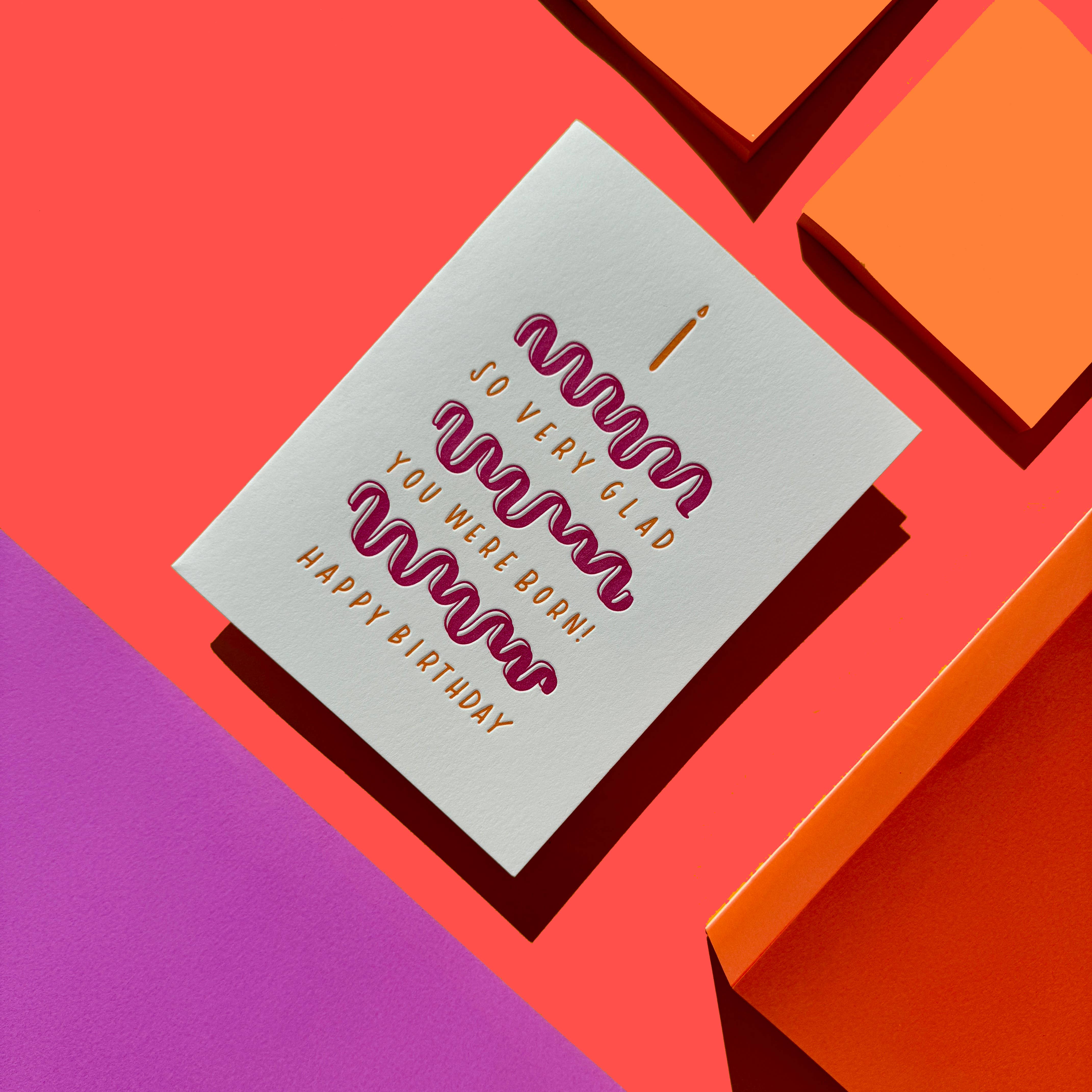 INK MEETS PAPER - Glad You Were Born Cake - Birthday card、mySite、garagedoors4me