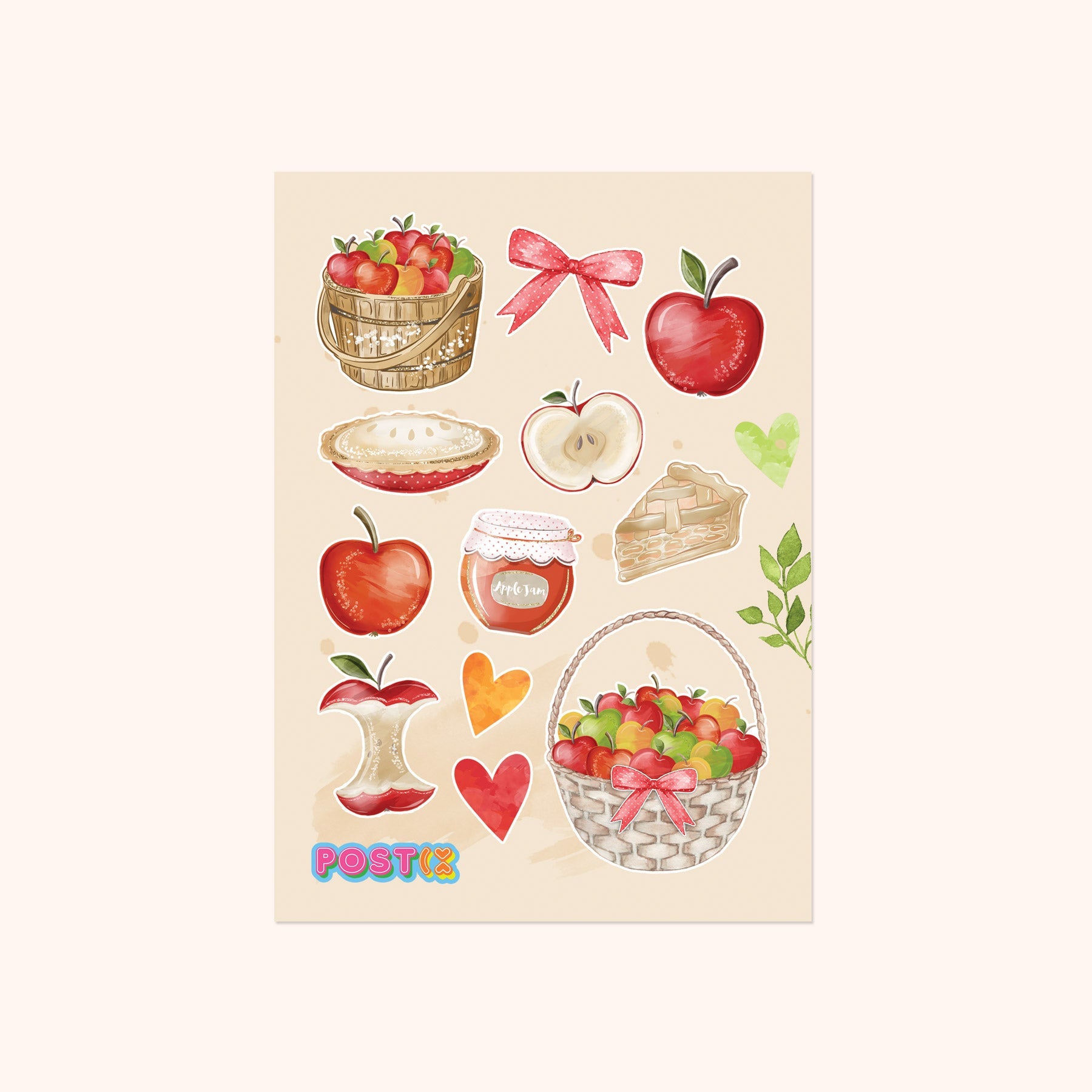  Apple Delights Scratch and Sniff Sticker Sheet、mySite、ghnorth