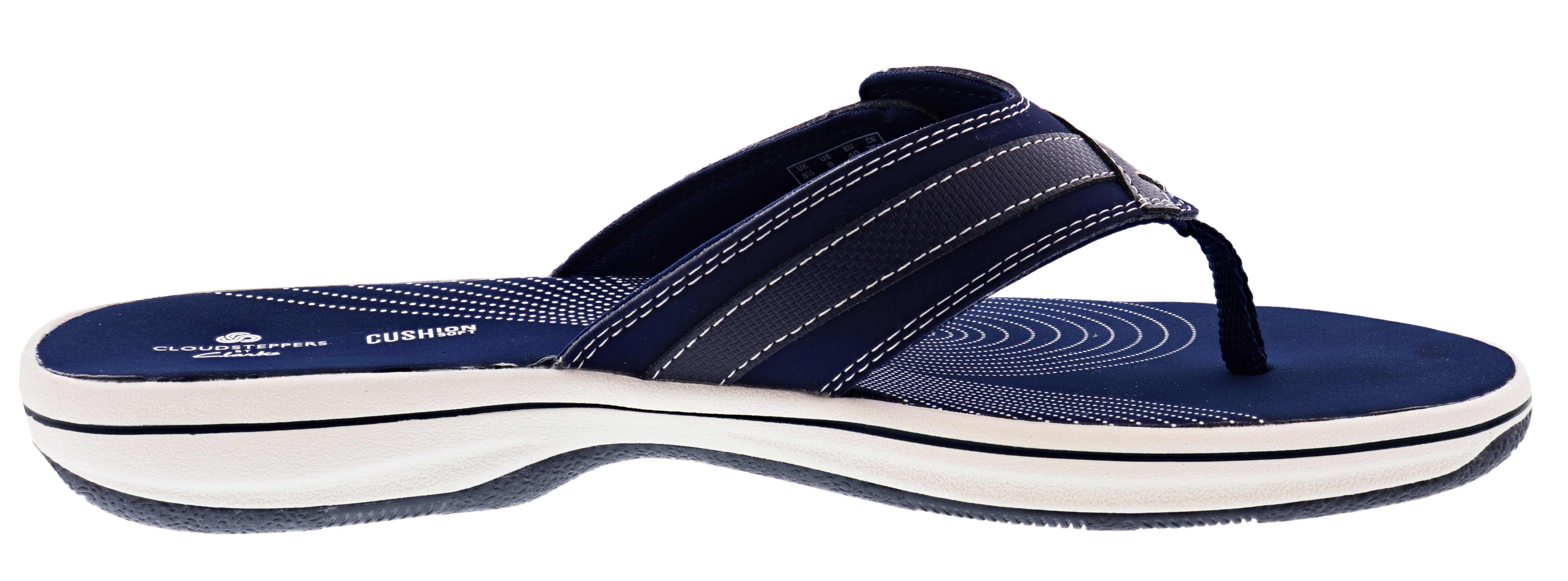 Clarks Women Sandals Lightweight Flip Flops Breeze Sea、mySite、dreamappss
