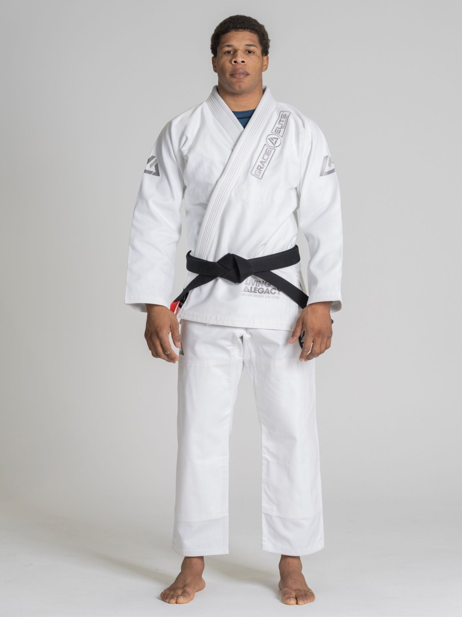 Rilion Gracie Competition BJJ Gi White、mySite、gigharbornorthrealestate
