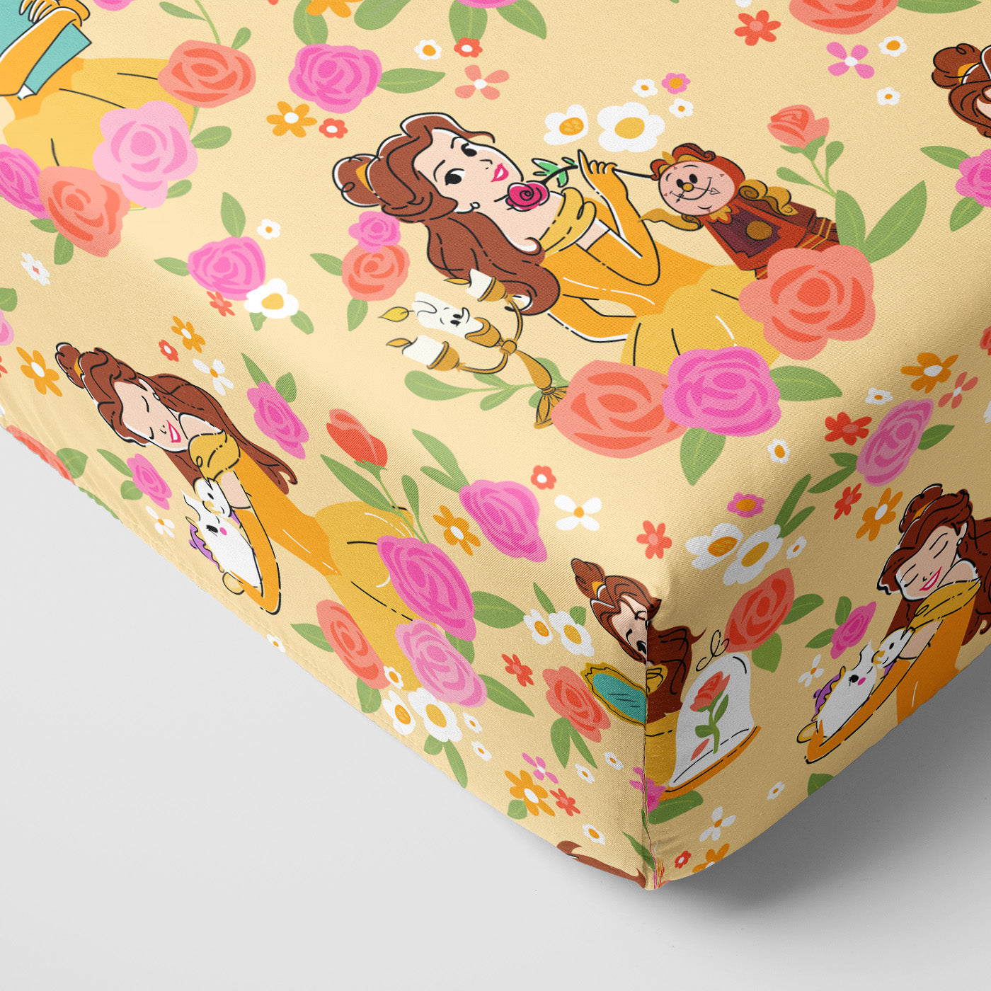  Disney Princess Belle Fitted Crib Sheet、mySite、layawaytickets
