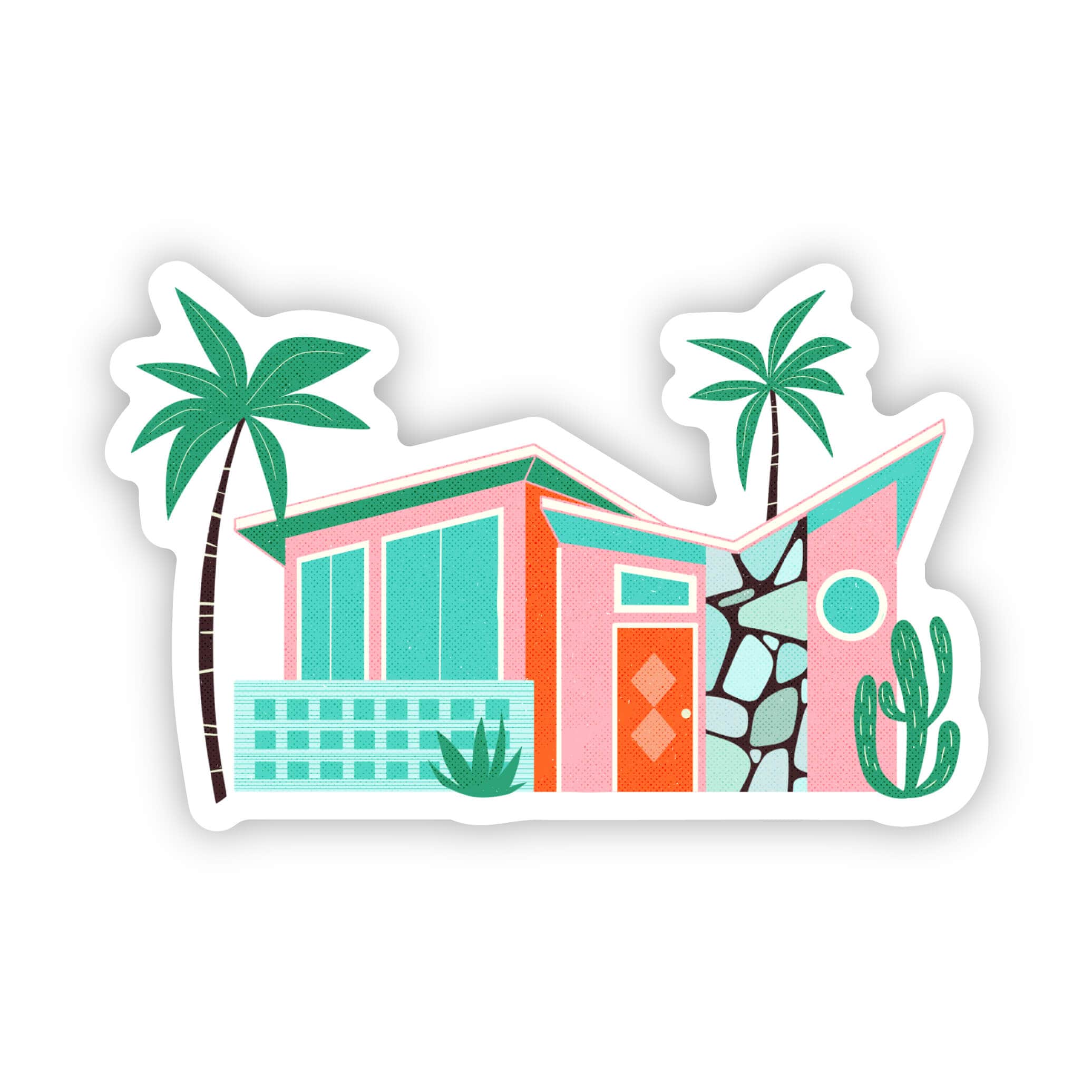  Palm Springs California Home Sticker、mySite、ghnorth