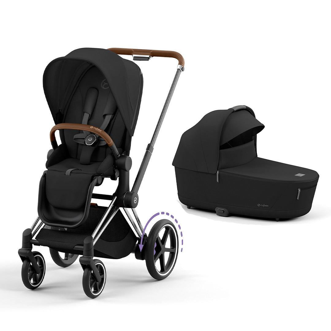  CYBEX e-Priam Pushchair - Sepia Black、mySite、merchandisen