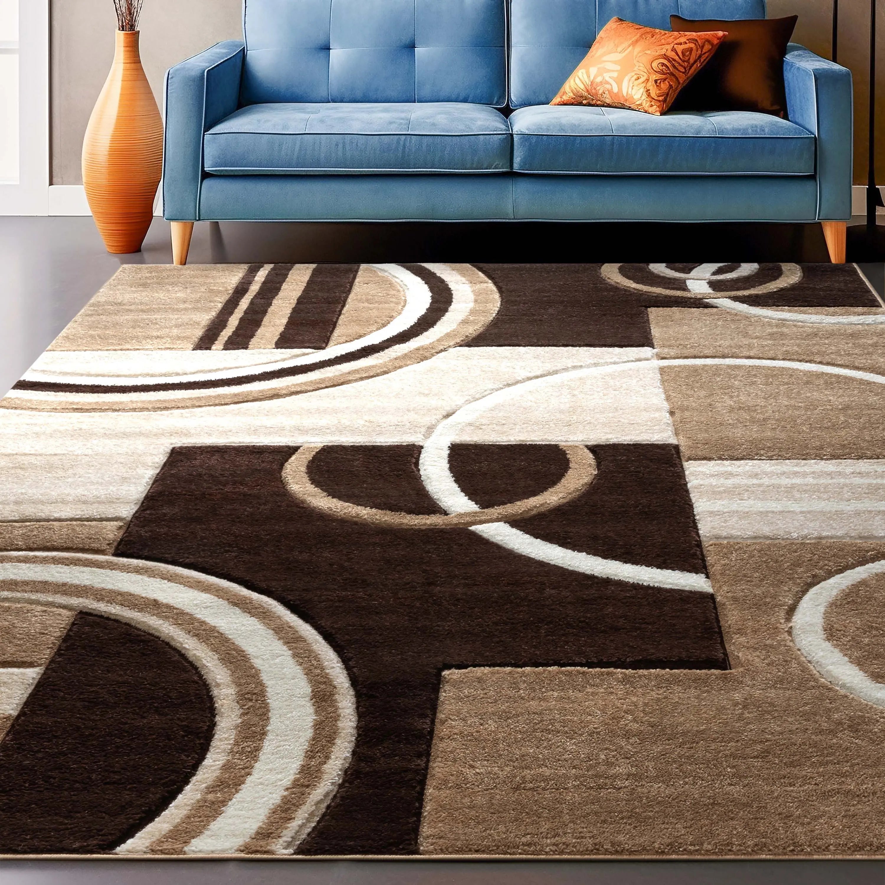 Galaxy Waves Ivory Modern Rug、mySite、gigharbornorthrealestate