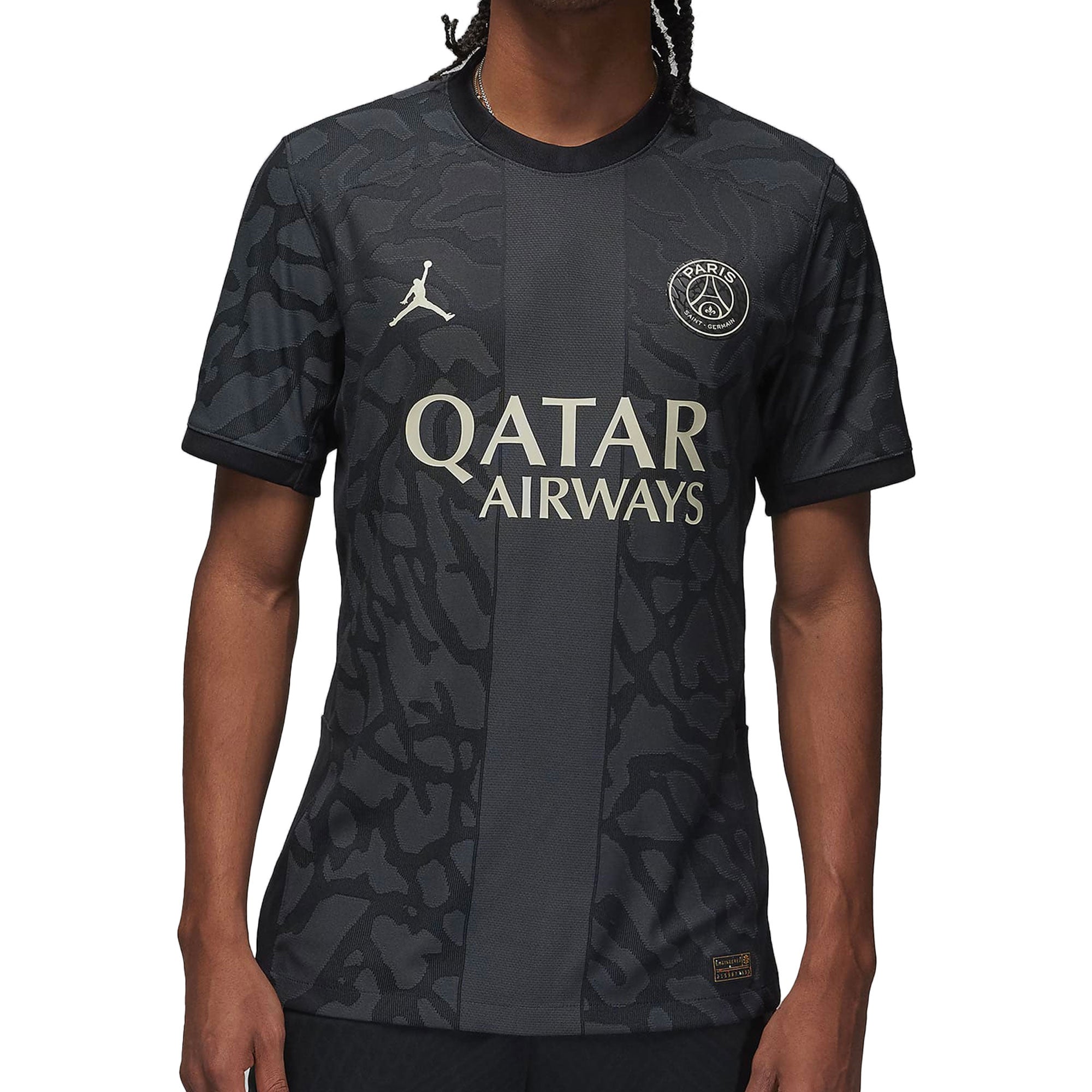 Nike Men's PSG 2023/24 Dri-FIT ADV Third Jersey Black/Stone、mySite、noshort
