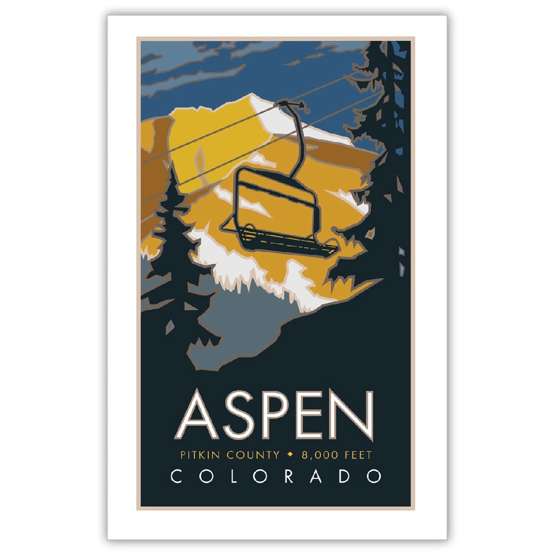 Aspen, Colorado - Poster、mySite、g9winljtr