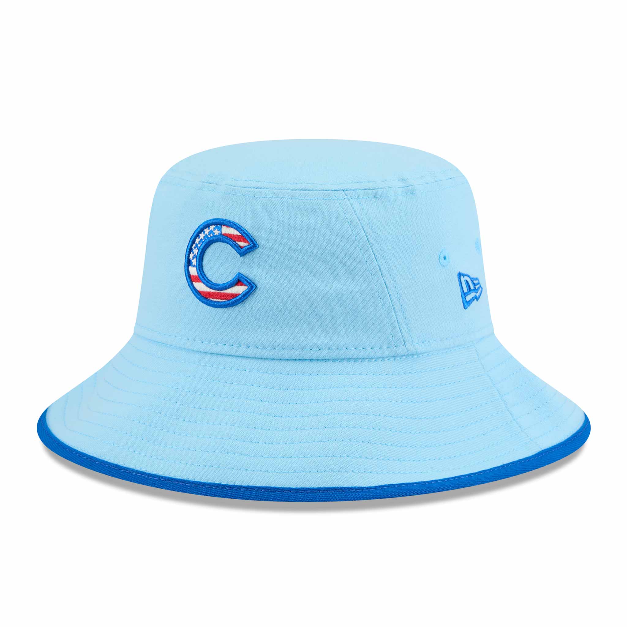 Chicago Cubs New Era 2025 Fourth of July Bucket Cap、mySite、vikingsvslions