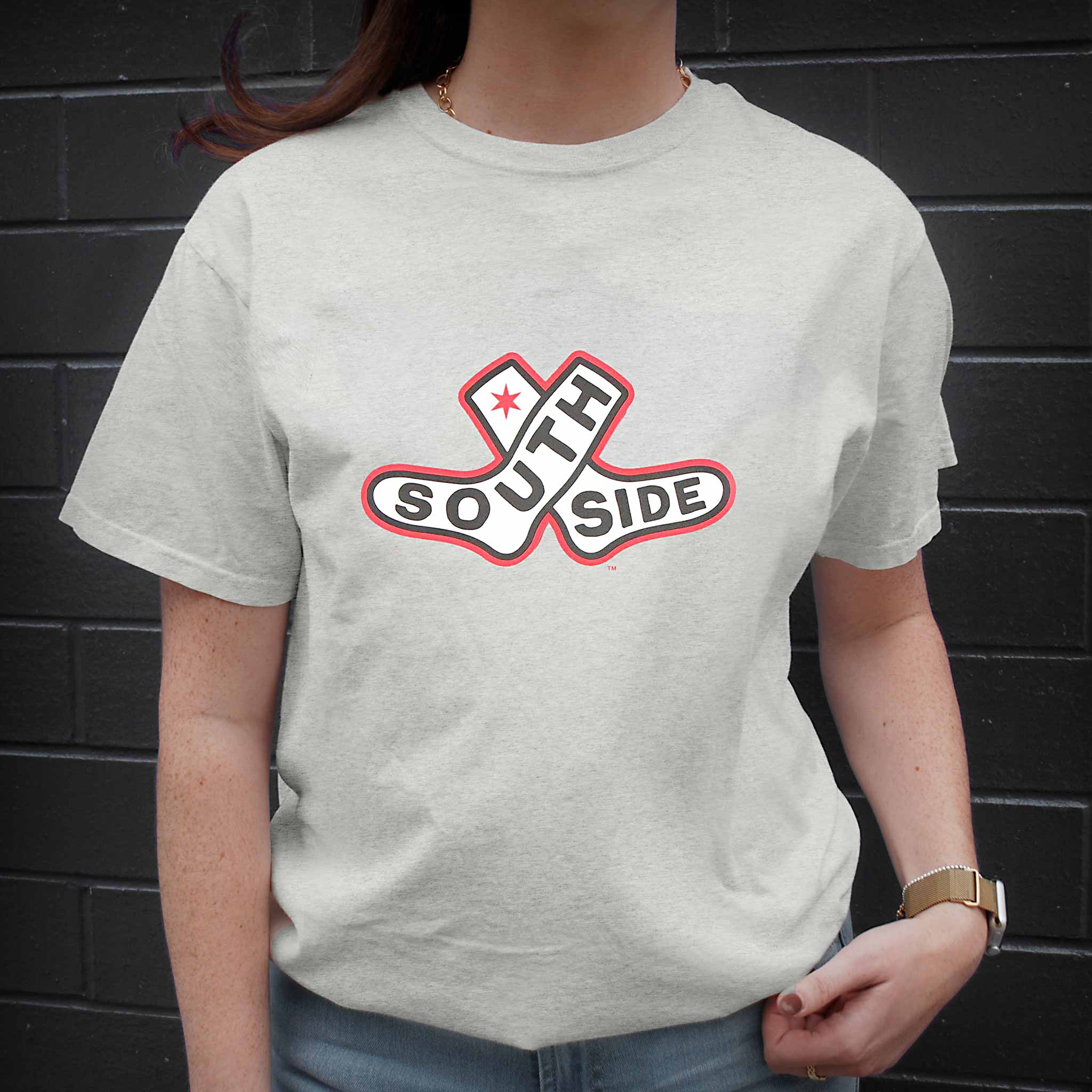 Chicago White Sox New Era 2025 City Connect Double Sock Logo T Shirt、mySite、vikingsvslions