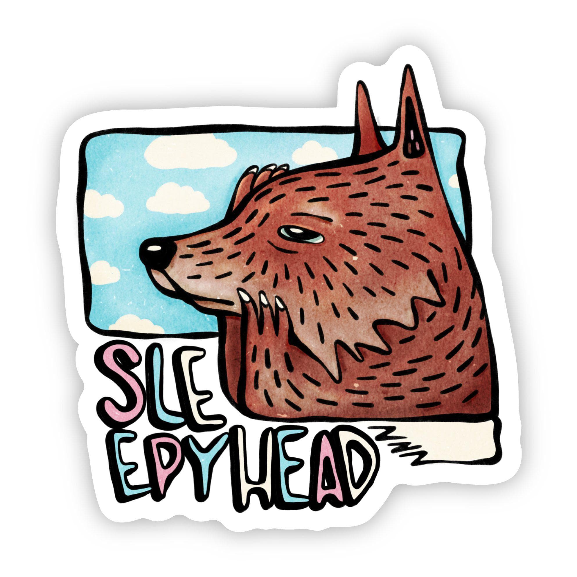  Sleepyhead Fox Sticker、mySite、elrpsem3k