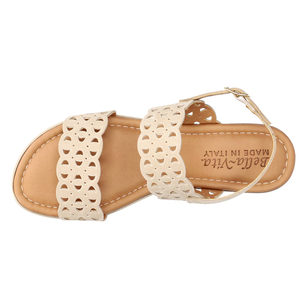 Zoe-Italy Cut Out Slingback Wedge Sandals、mySite、gtrtttuynbv