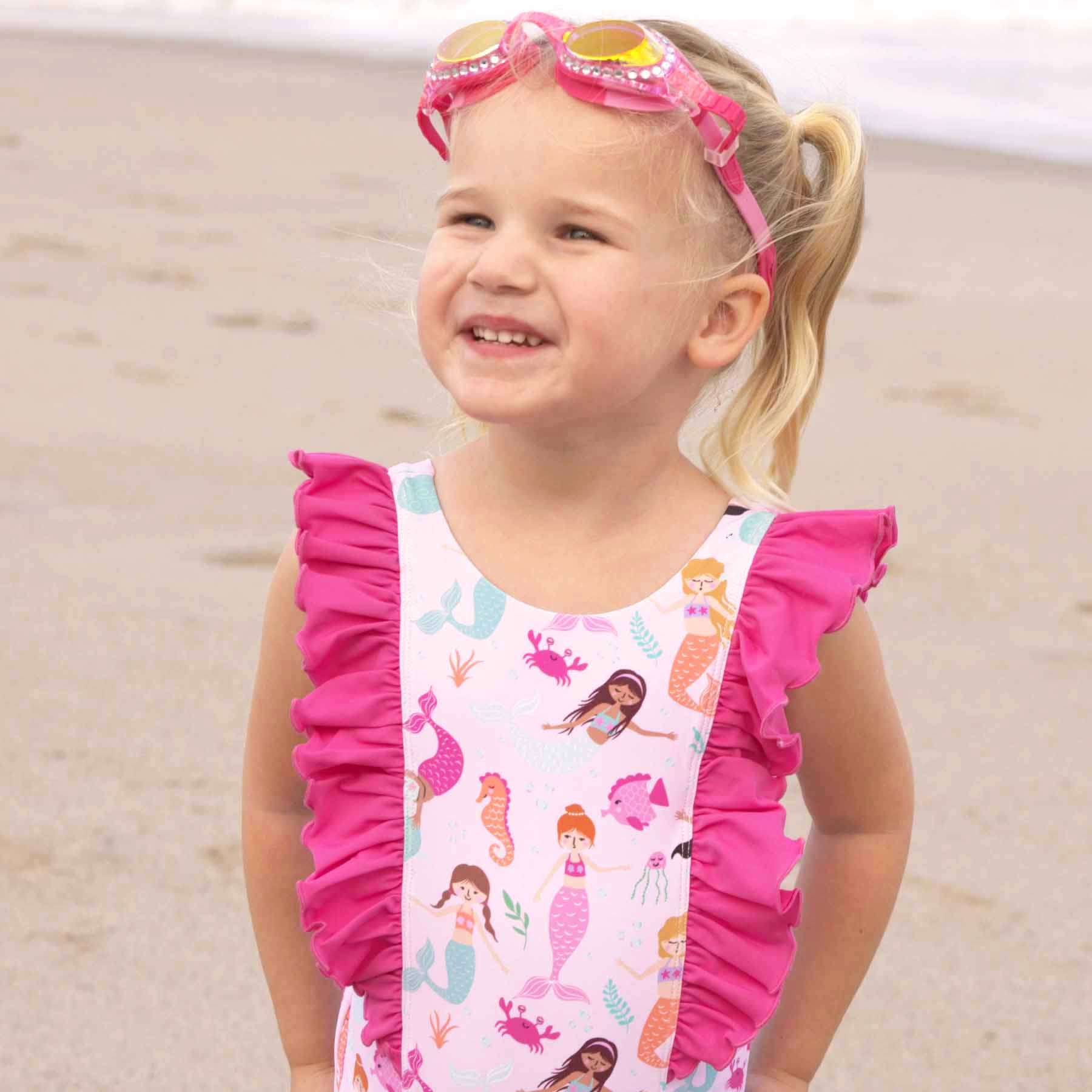  Double Ruffle One Piece | Under The Sea、mySite、layawaytickets