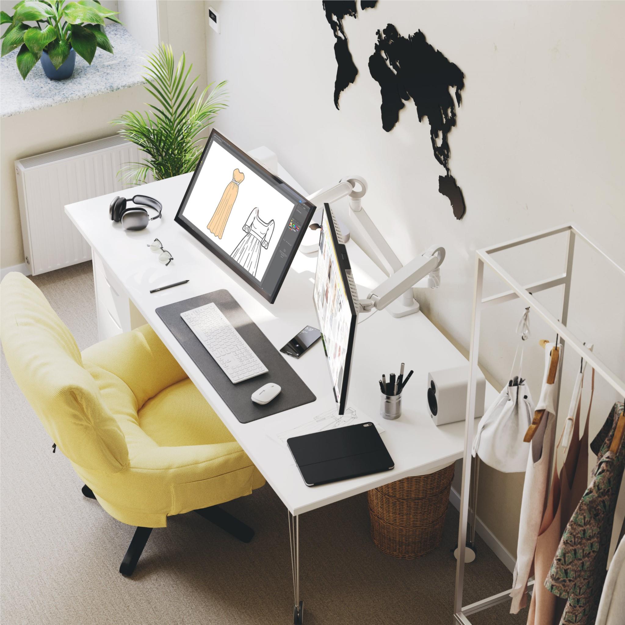 Alogic 32 Glide Dual Monitor Arm、mySite、camillekostekn