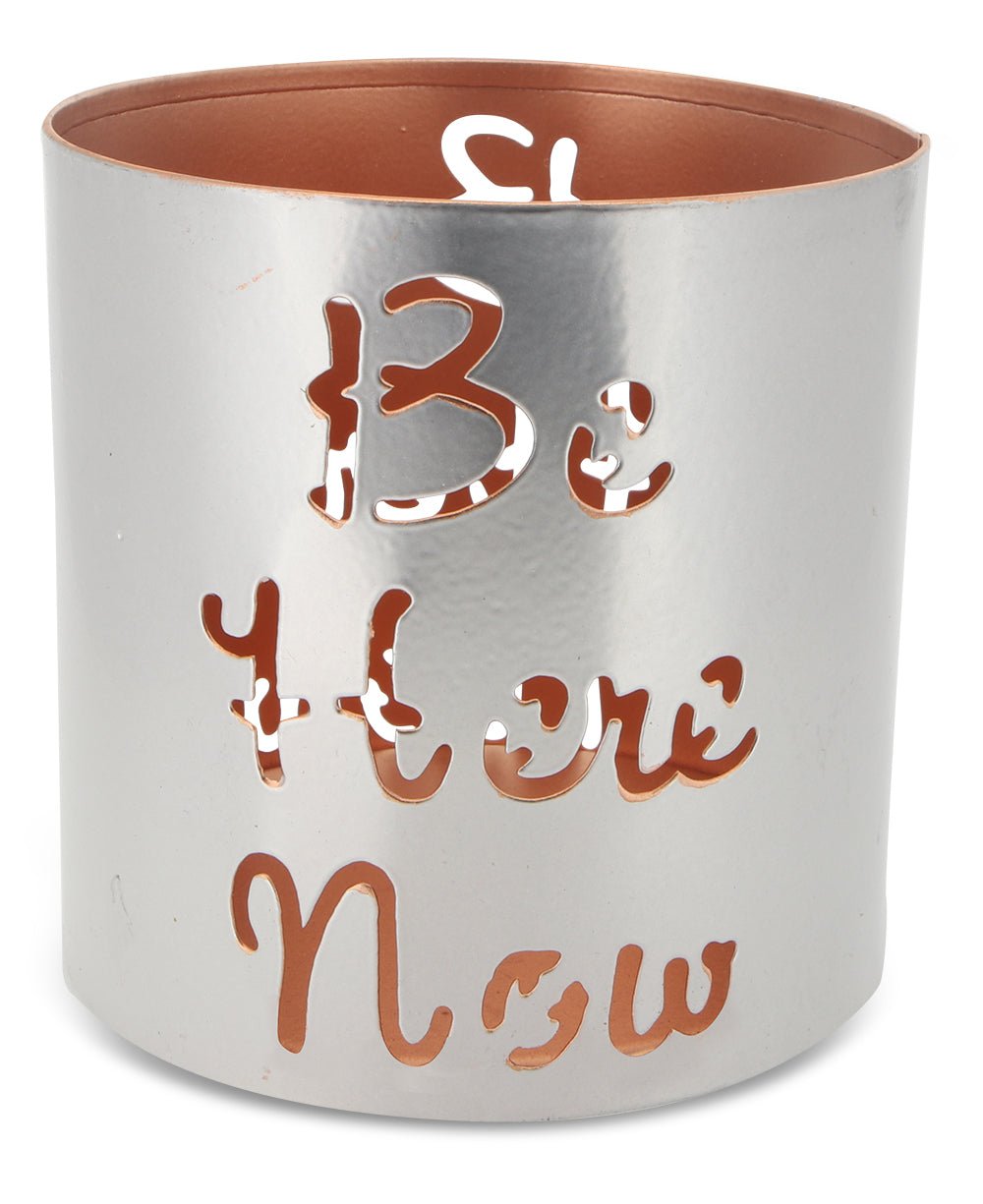Fairtrade Inspirational Be Here Now Candle / Pen Holder、mySite、topwebapps