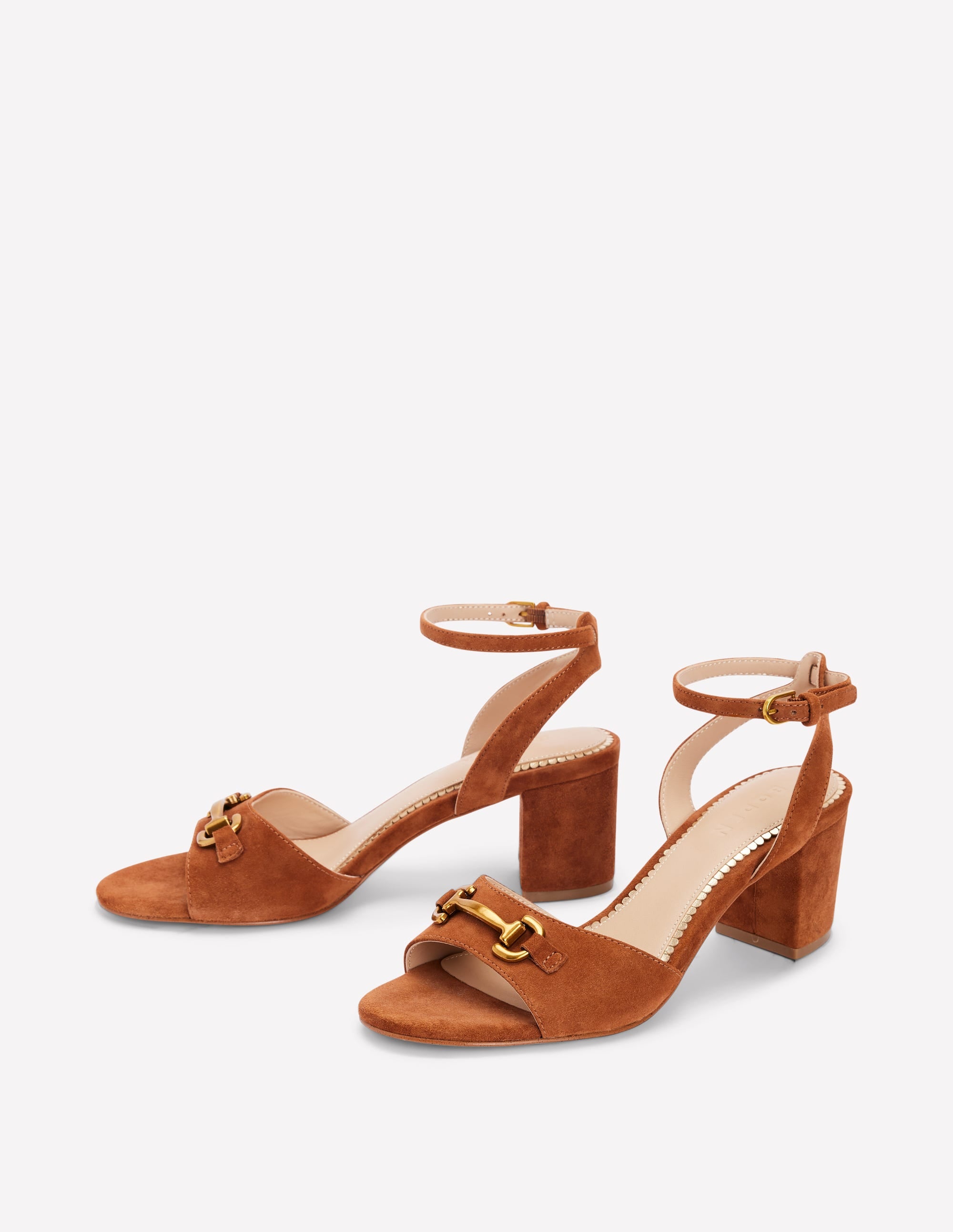  Iris Snaffle Block Heel Sandal-Tan、mySite、ashleygrahame