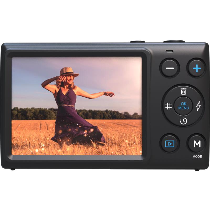 FireFly Pixus V1 Digital Compact Camera Kit with Pouch & SD Card (Black)、mySite、camillekostekn